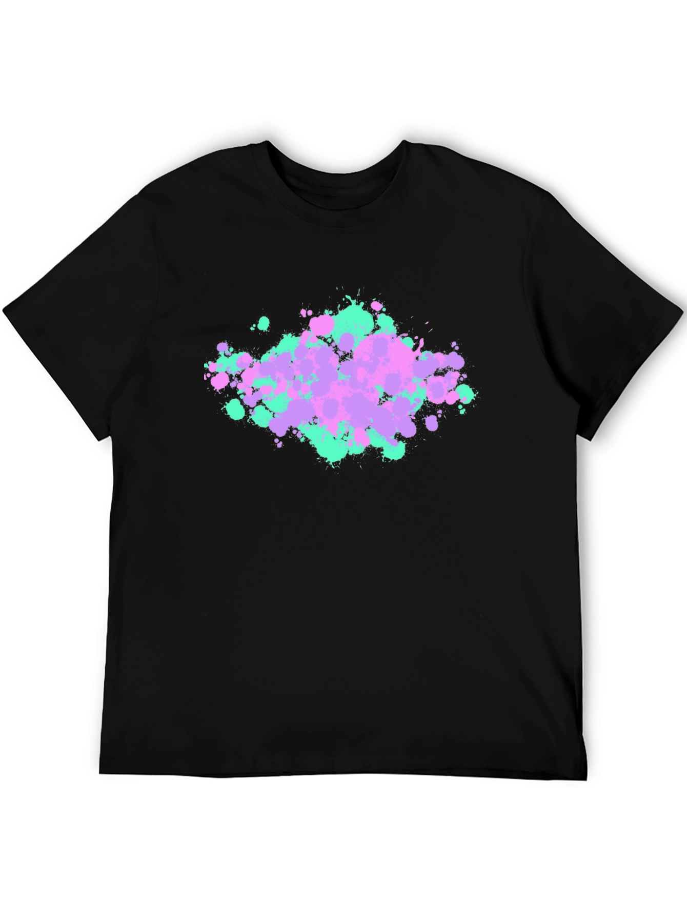 Abstract Paint Splatter T-Shirt