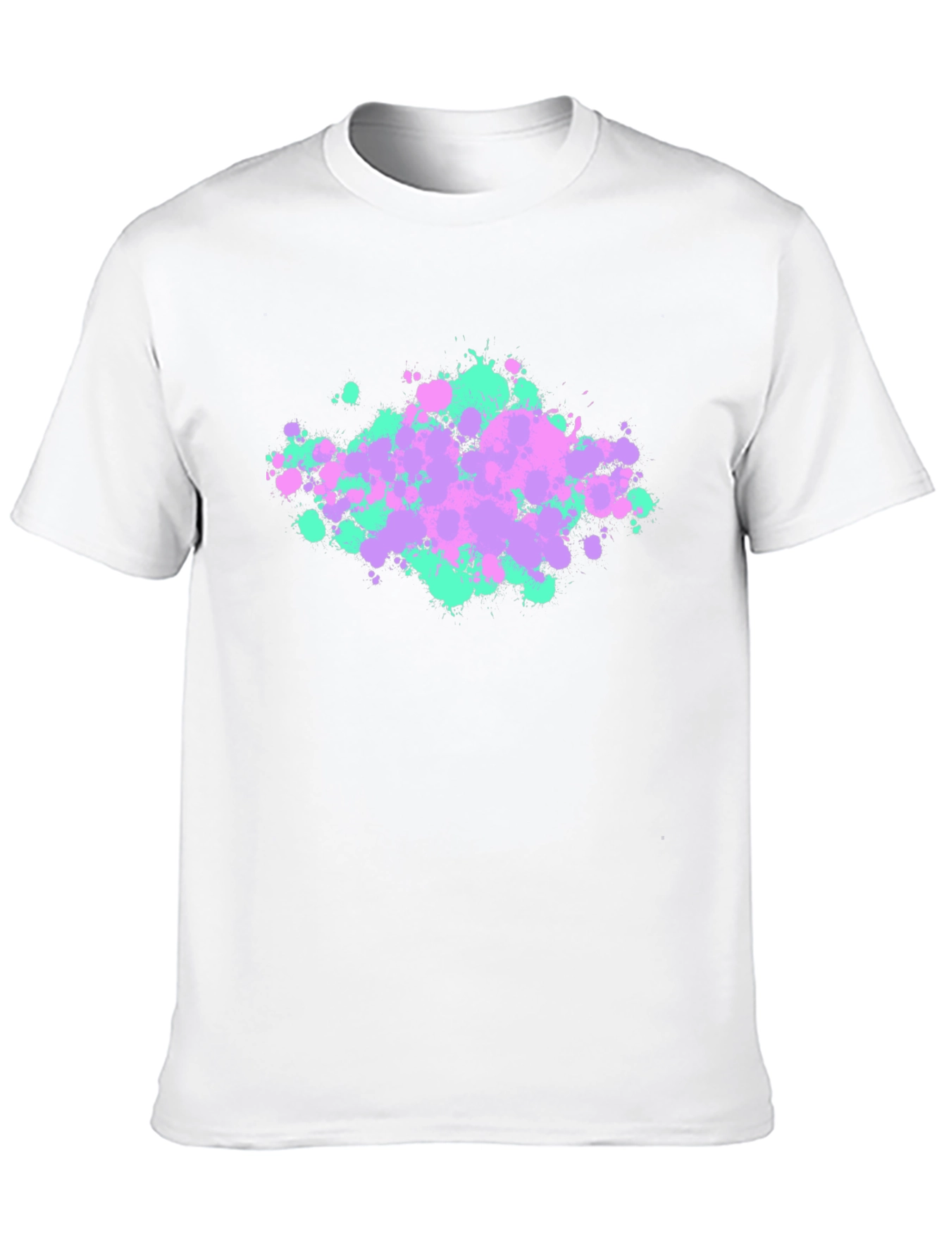 Abstract Paint Splatter T-Shirt