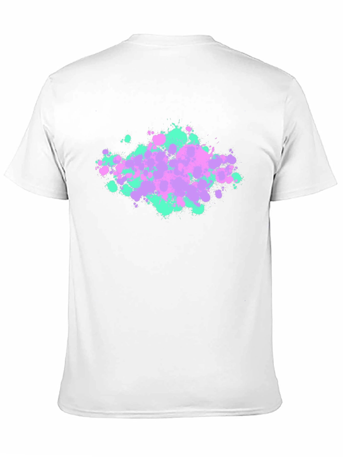 Abstract Paint Splatter T-Shirt