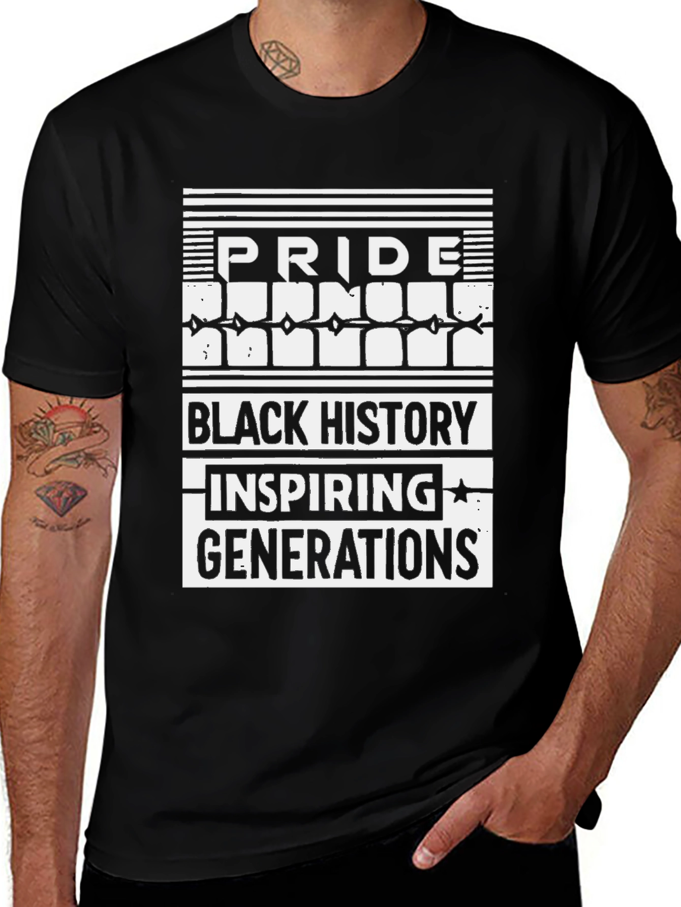 Black History Pride T-Shirt - Inspiring Generations