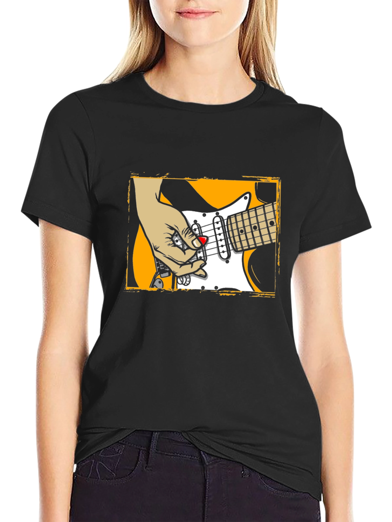 Electric Guitar Graphic Tee - Rock On!