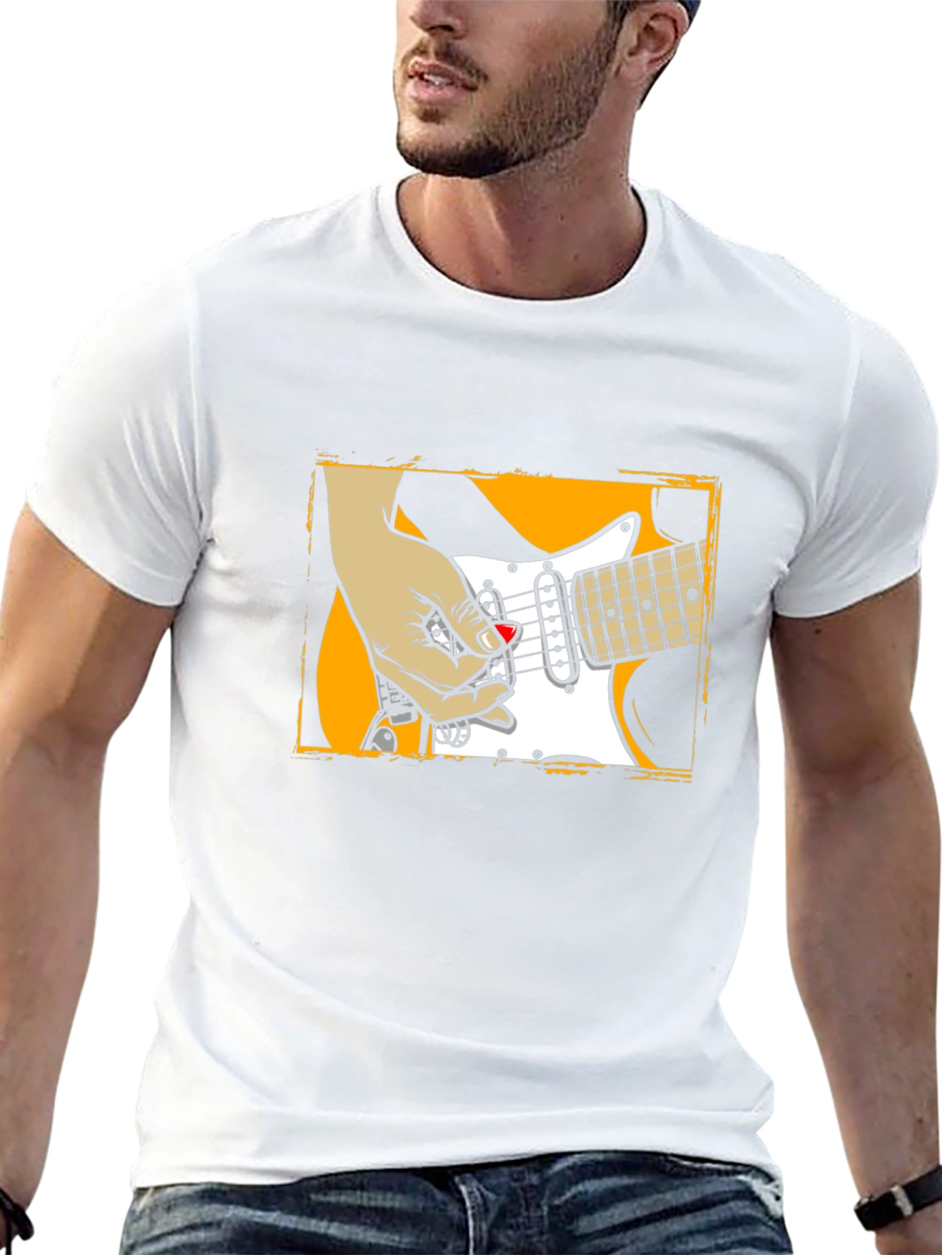 Electric Guitar Graphic Tee - Rock On!
