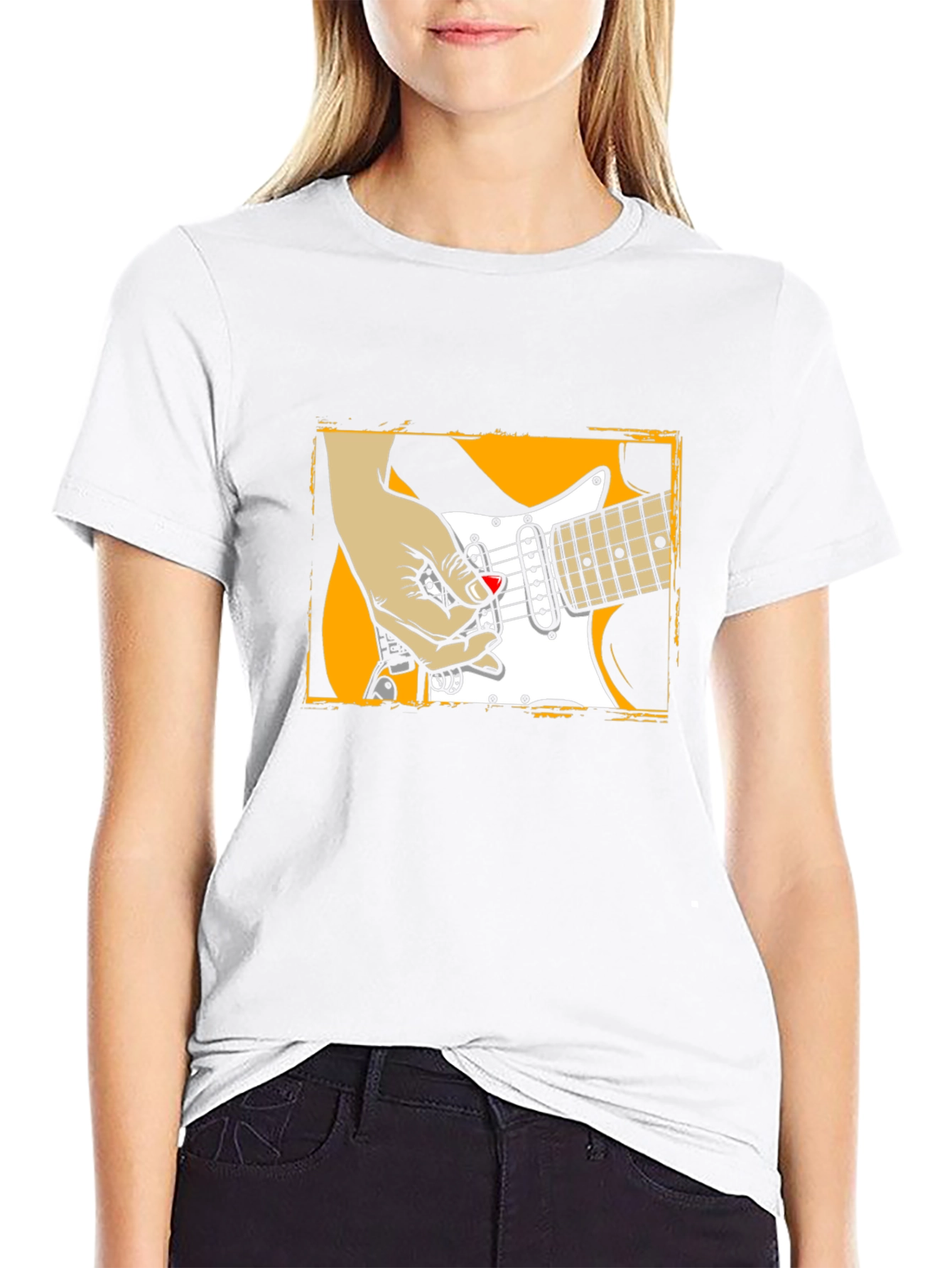 Electric Guitar Graphic Tee - Rock On!