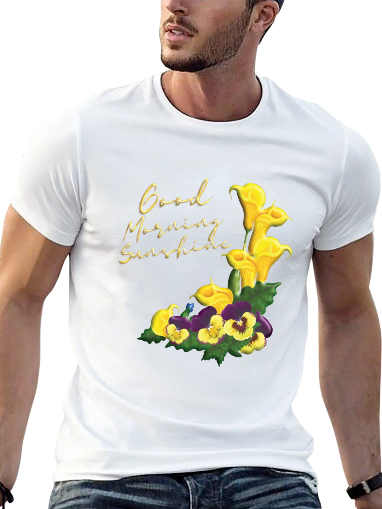 Sunshine Floral Graphic Tee