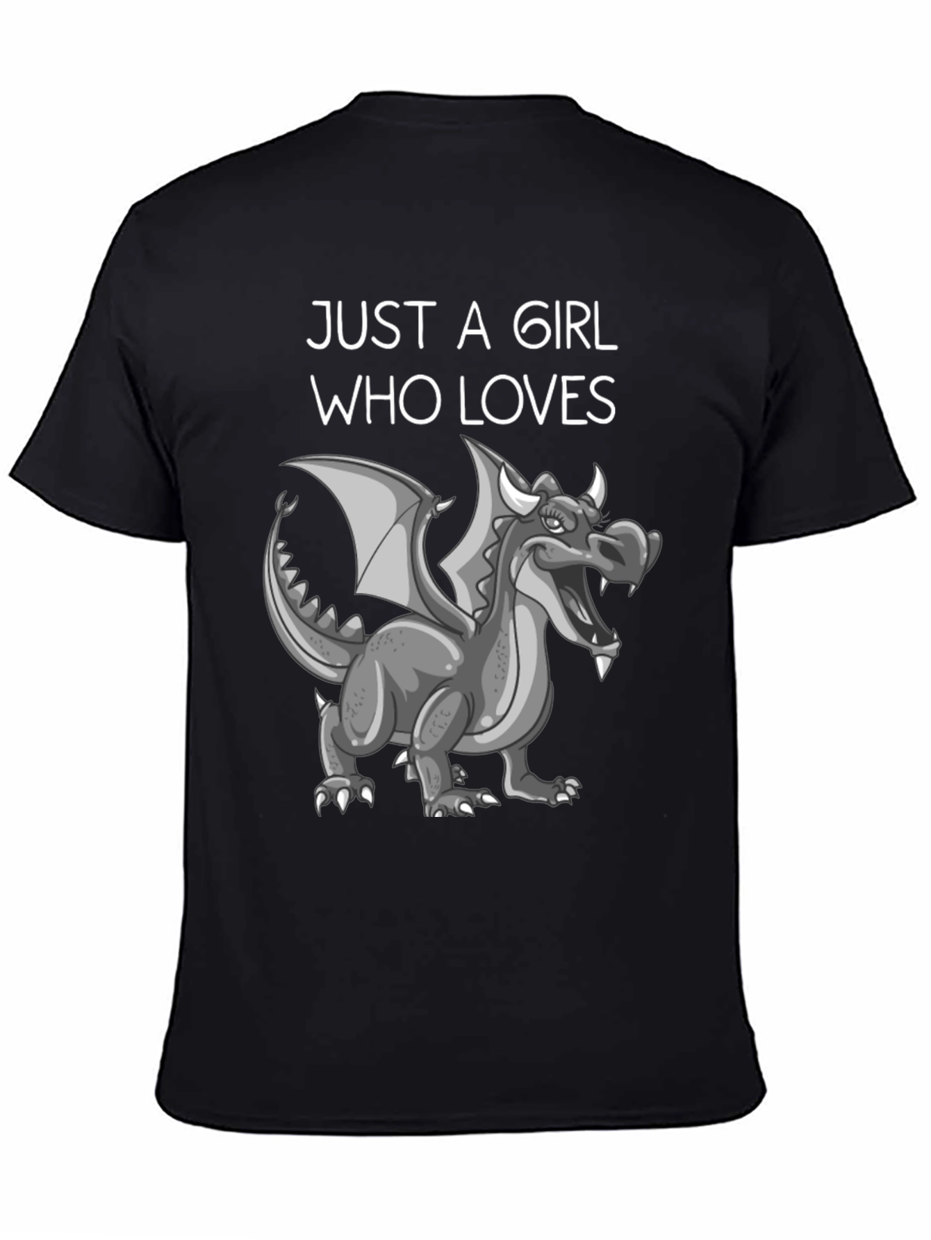Just A Girl Who Loves Dragons Graphic T-Shirt