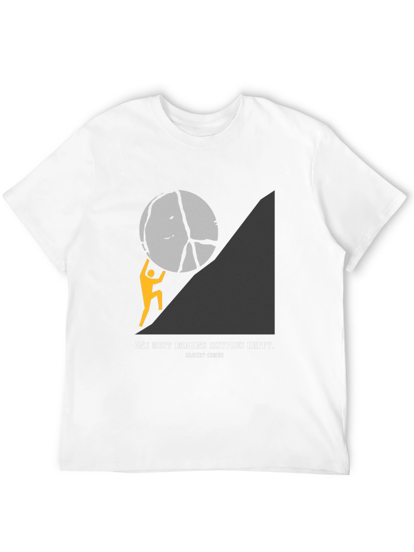 Sisyphus Graphic Tee - Imagine Happiness T-Shirt