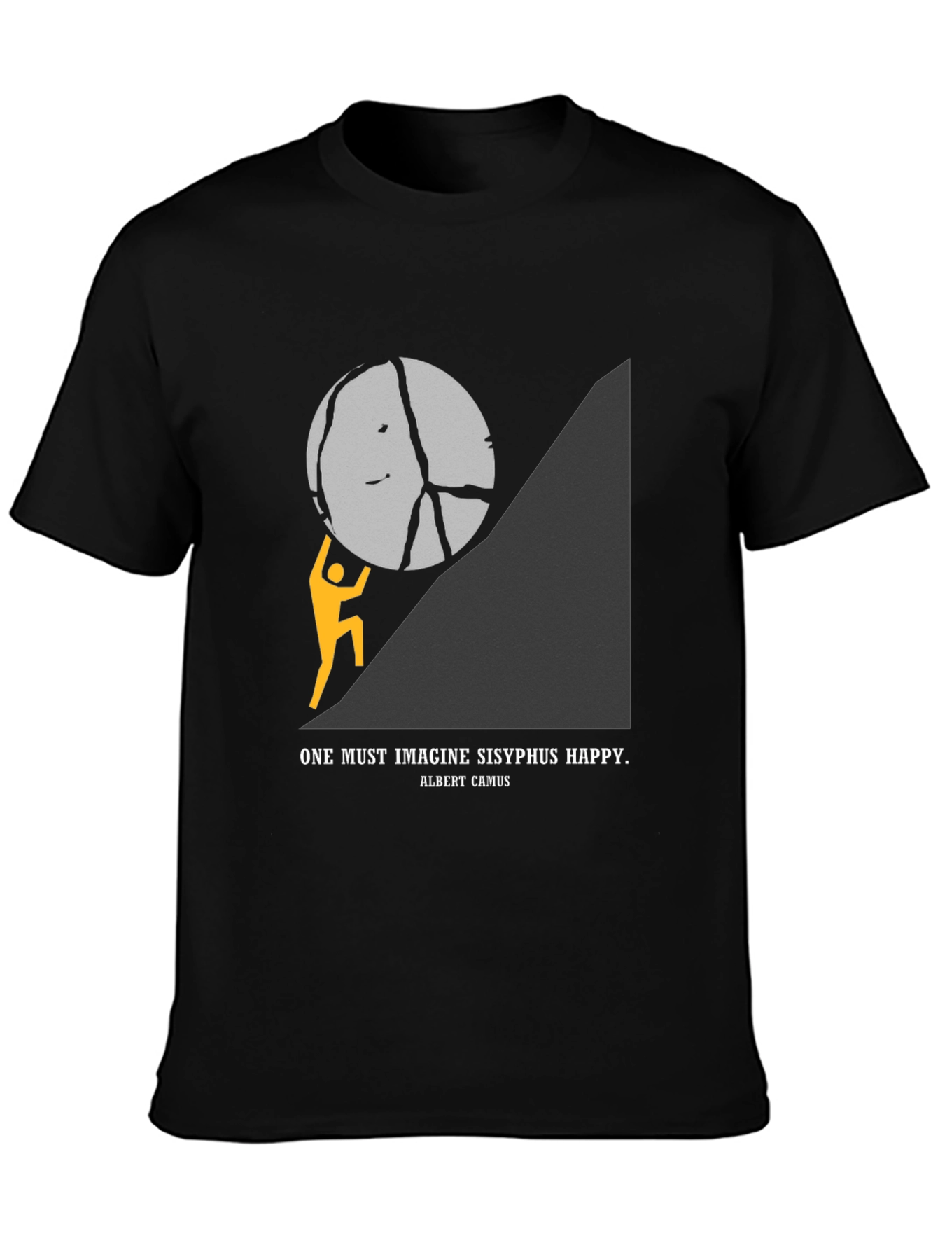 Sisyphus Graphic Tee - Imagine Happiness T-Shirt