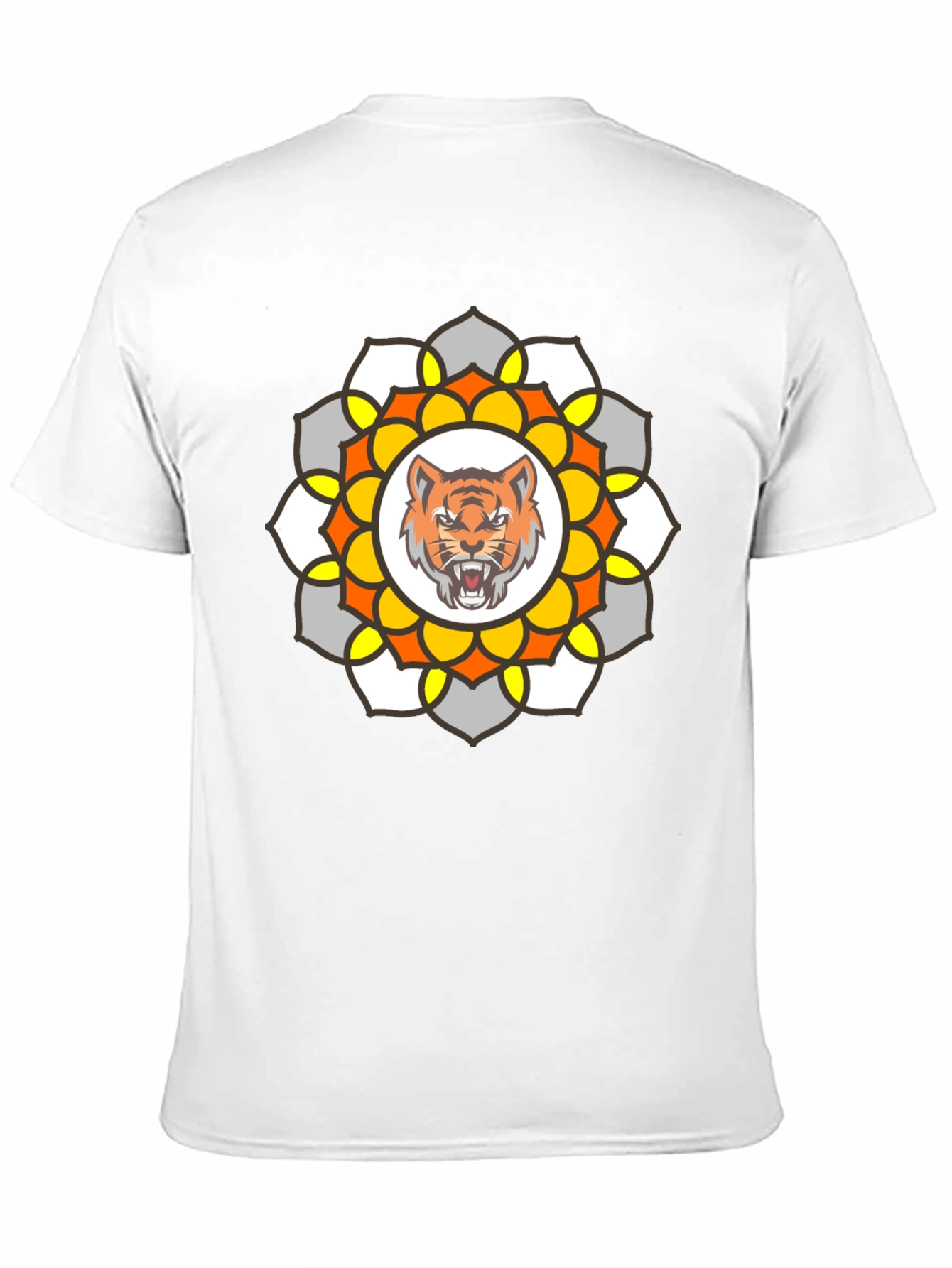 Tiger Mandala Graphic T-Shirt