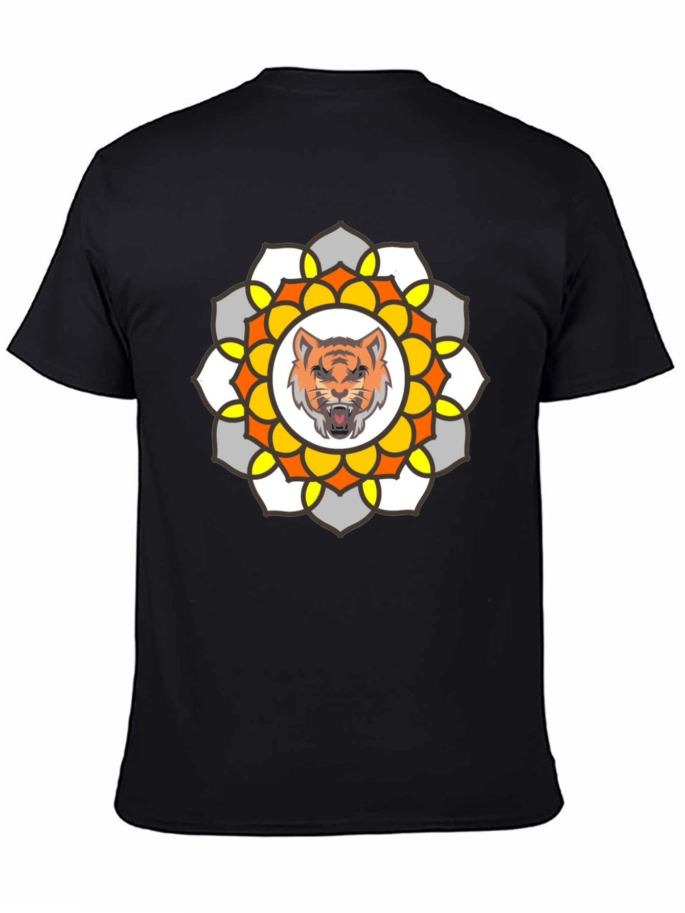 Tiger Mandala Graphic T-Shirt