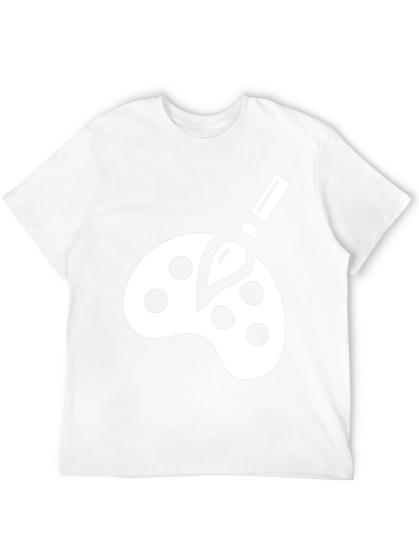 Artist Palette Graphic Tee - Black Cotton Comfort