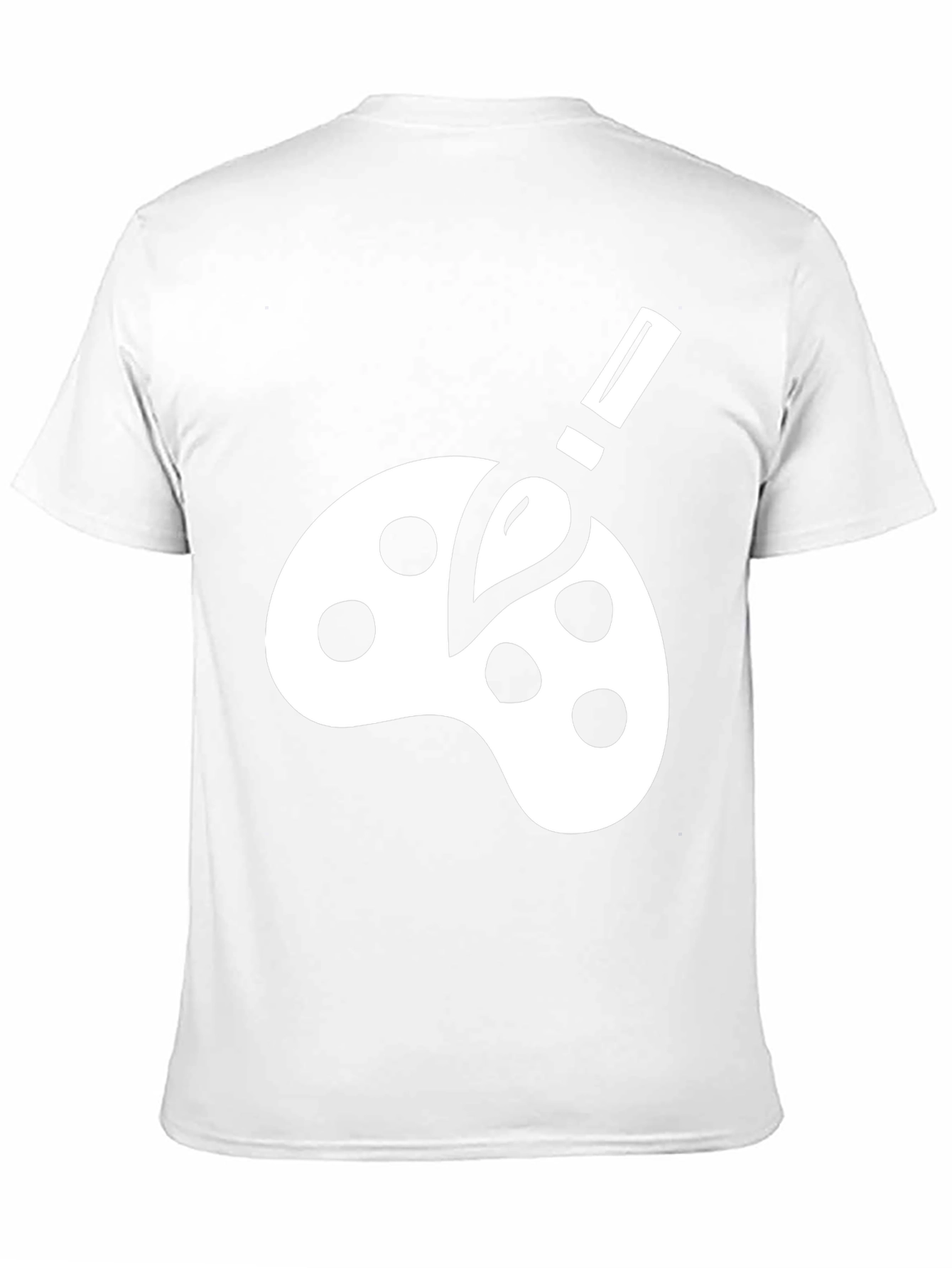 Artist Palette Graphic Tee - Black Cotton Comfort