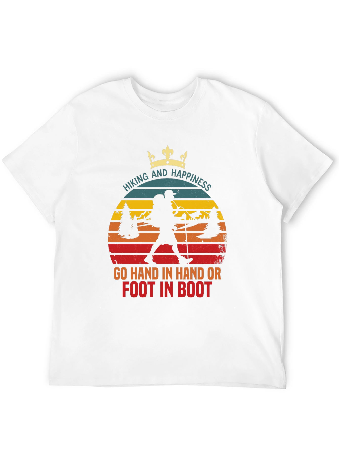 Hiking & Happiness T-Shirt - Adventure Ready!