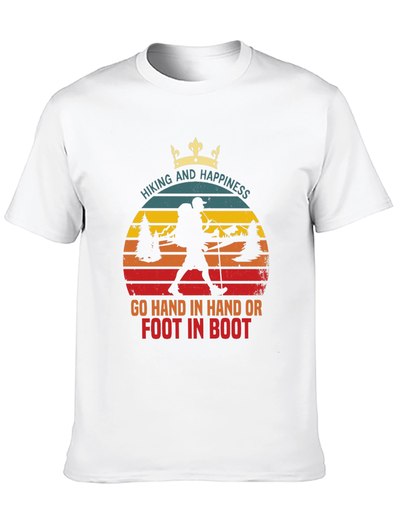 Hiking & Happiness T-Shirt - Adventure Ready!