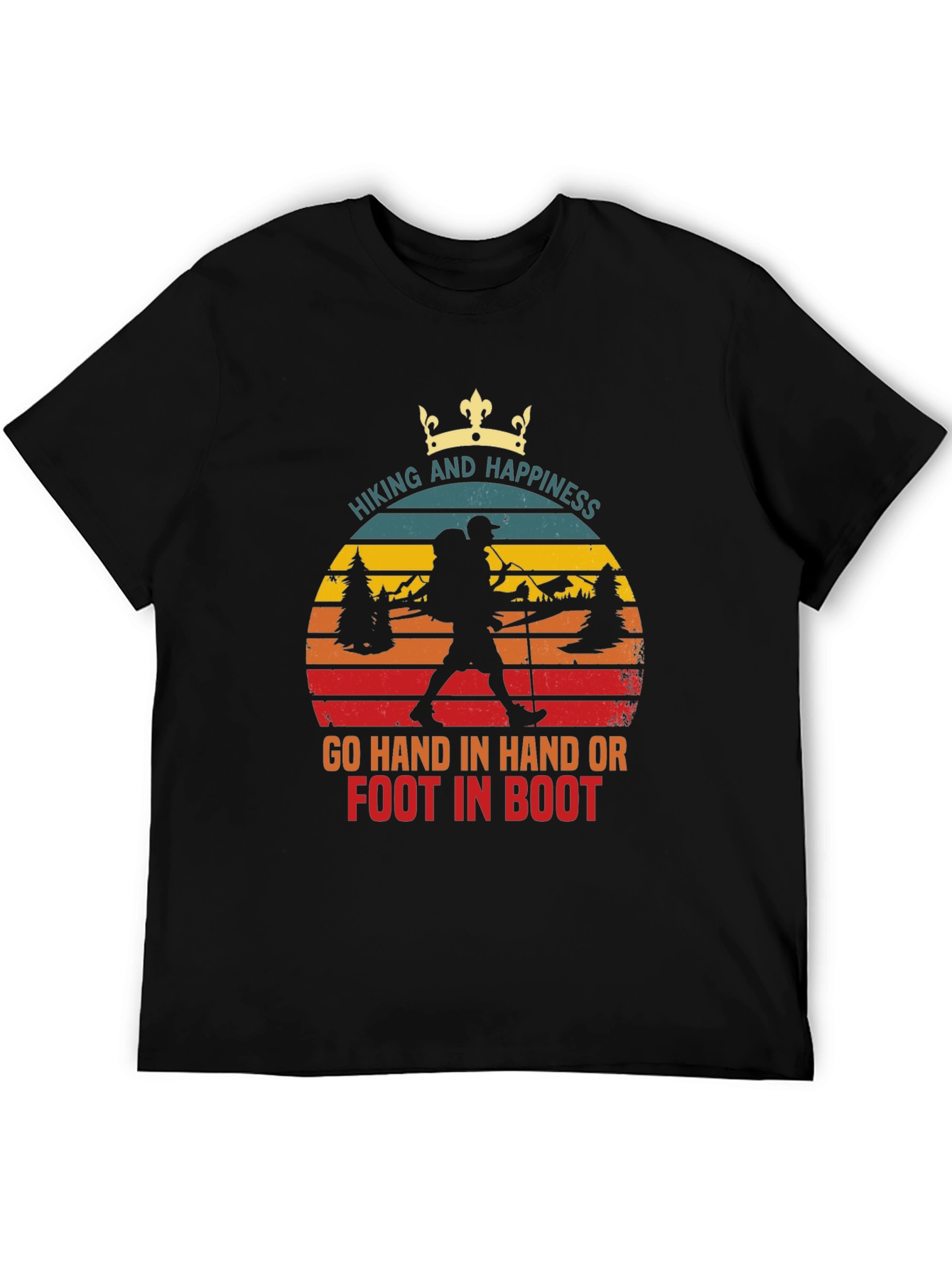 Hiking & Happiness T-Shirt - Adventure Ready!