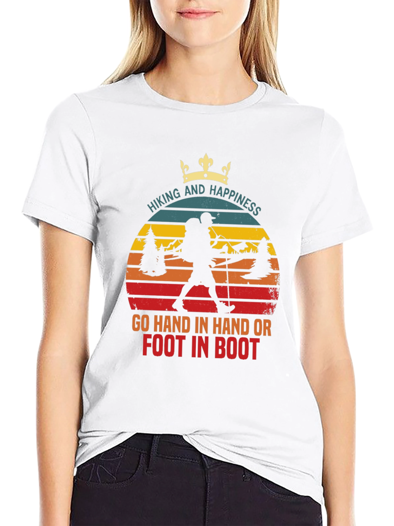 Hiking & Happiness T-Shirt - Adventure Ready!