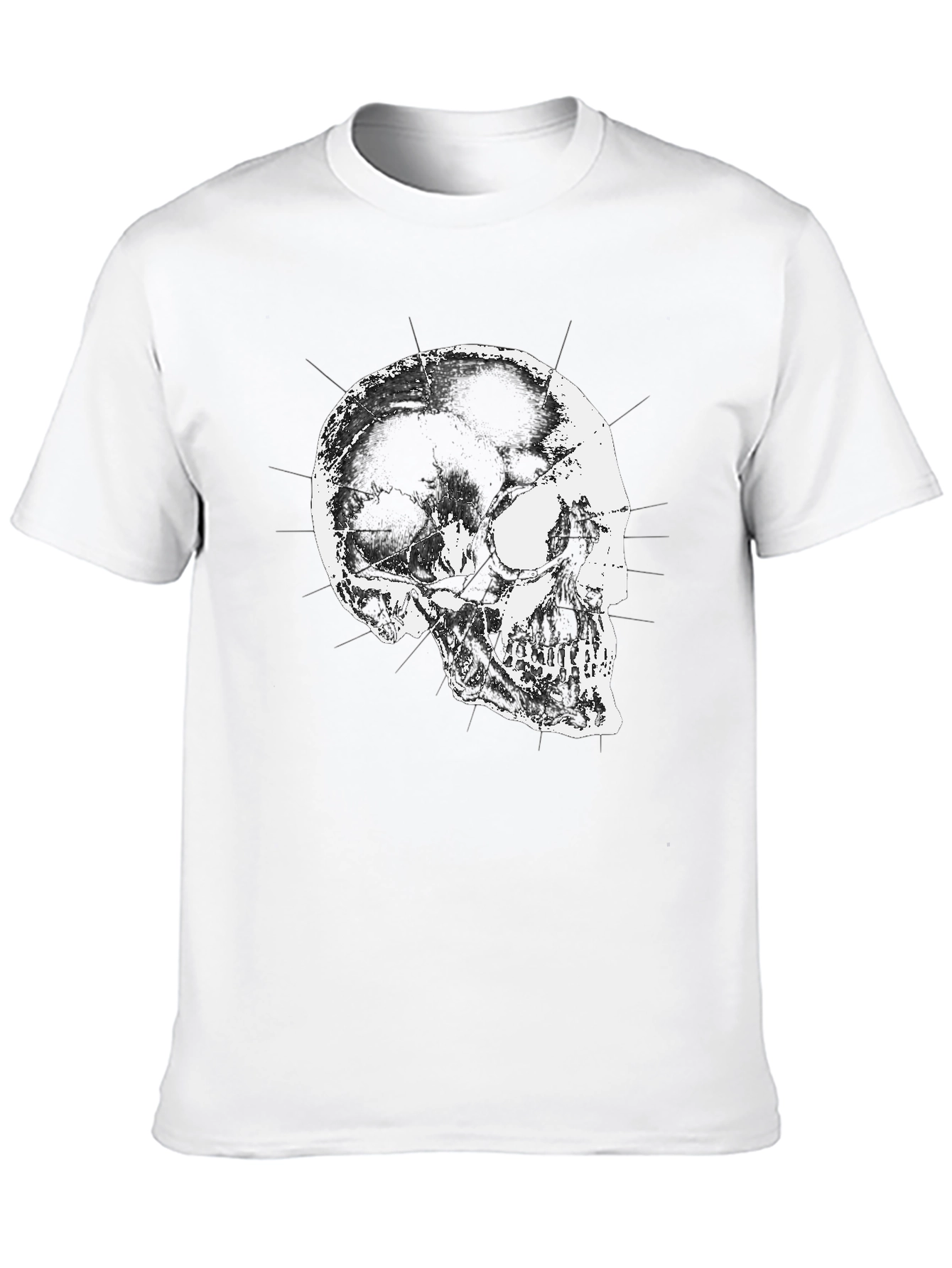 Skull Graphic T-Shirt - Black
