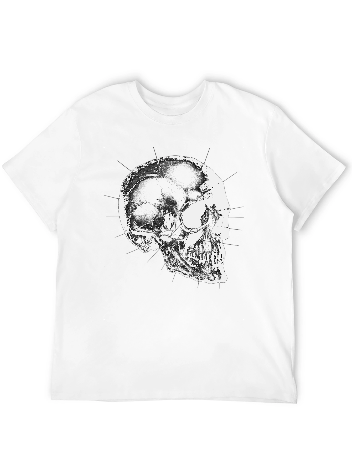 Skull Graphic T-Shirt - Black