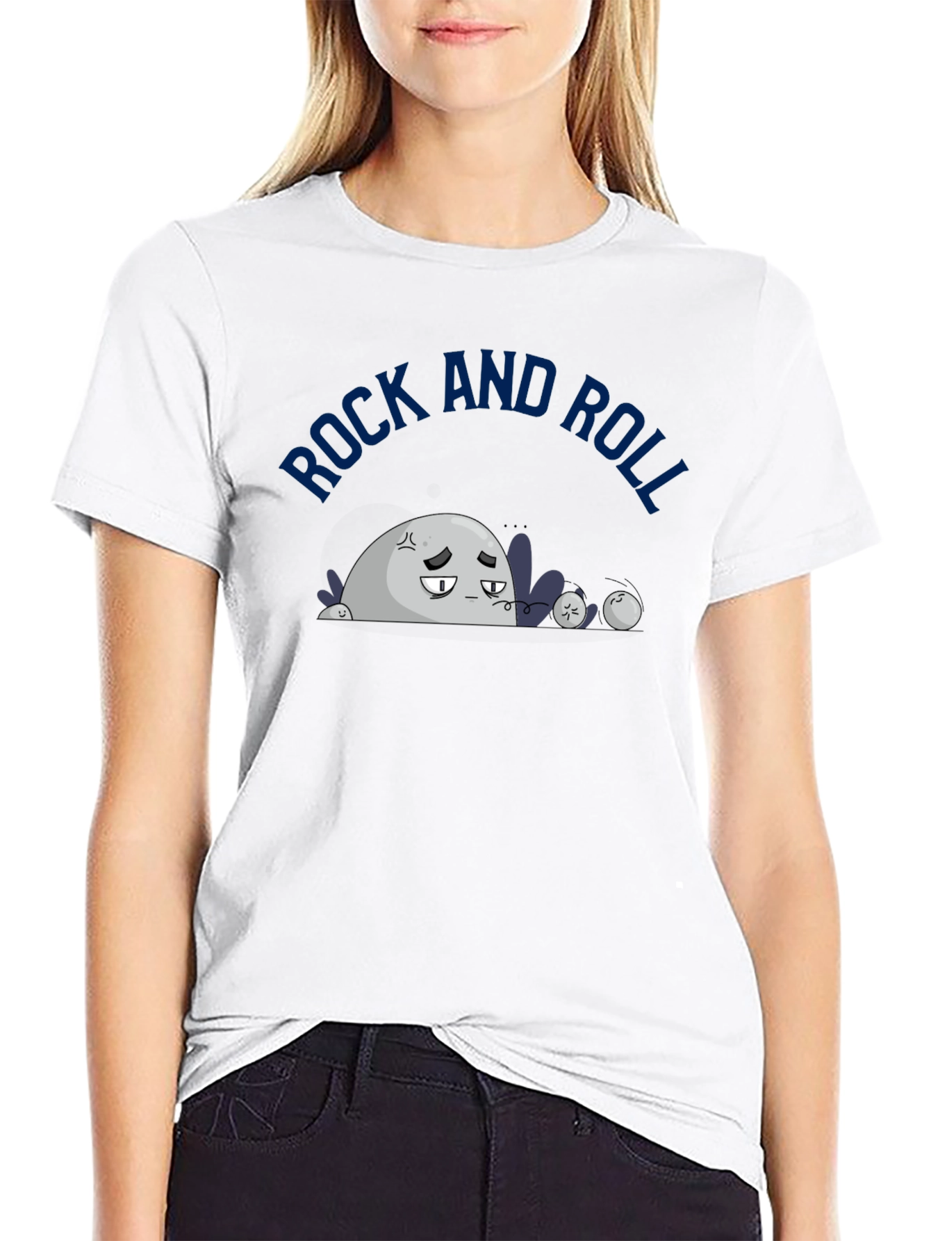 Rock and Roll Pun T-Shirt - Funny Graphic Tee