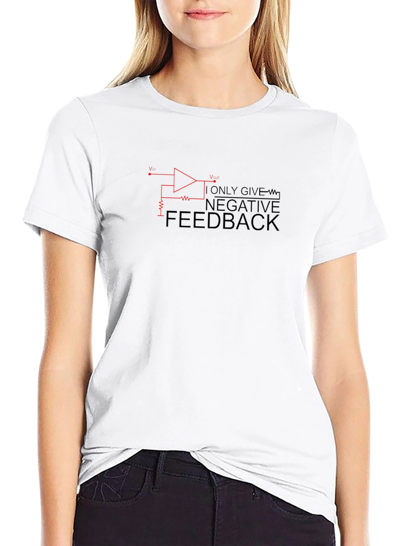 Negative Feedback Op-Amp T-Shirt - Engineering Humor