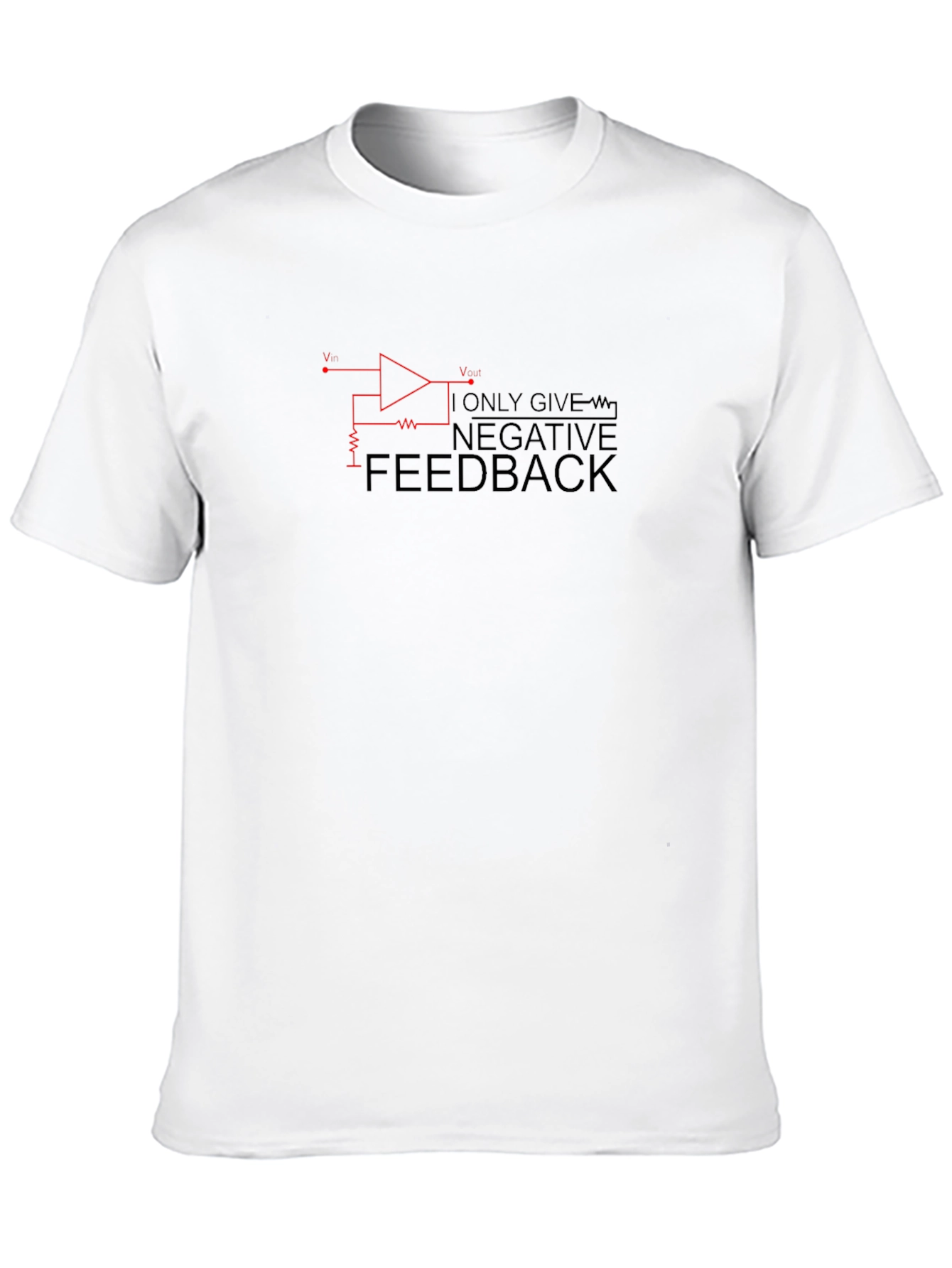 Negative Feedback Op-Amp T-Shirt - Engineering Humor