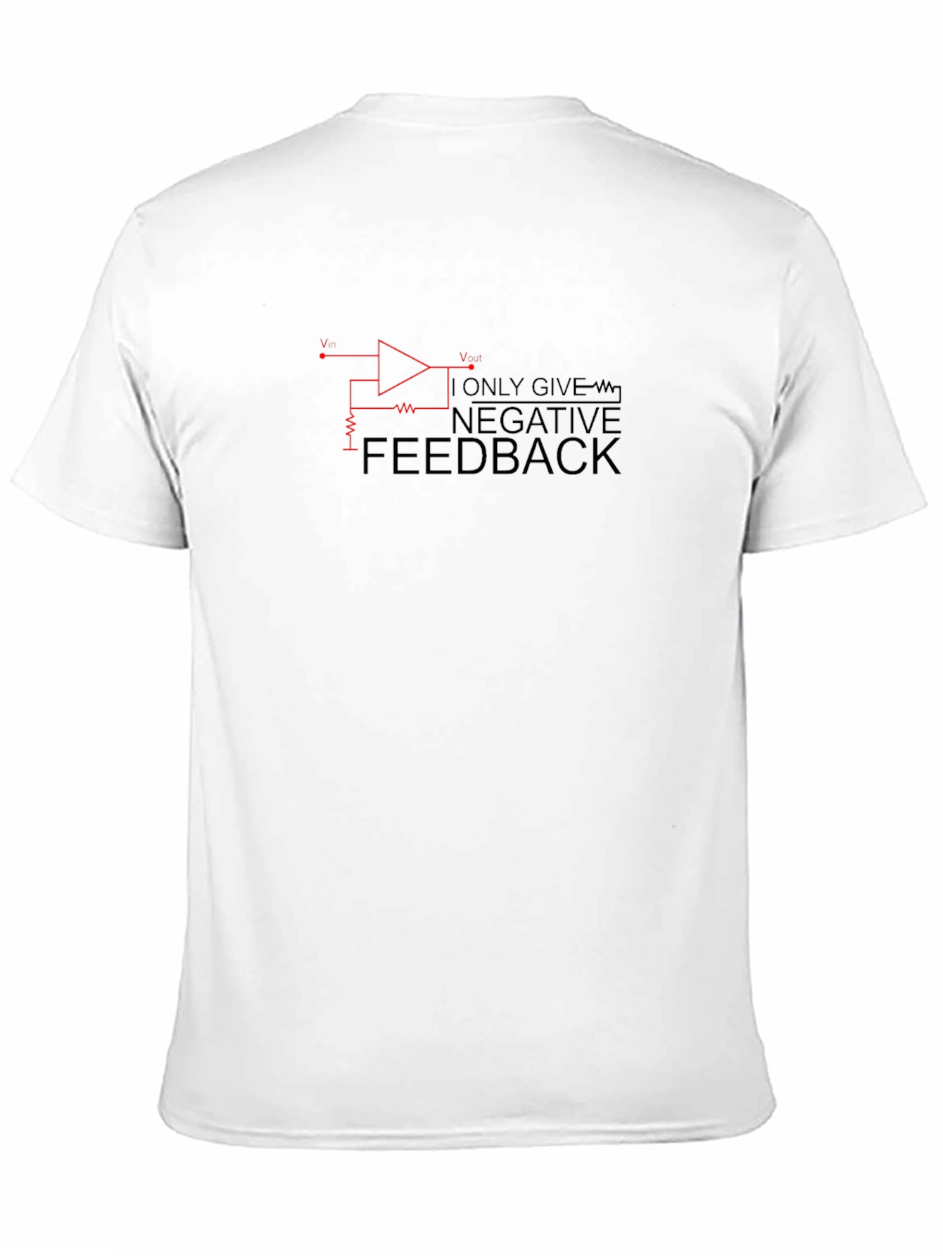 Negative Feedback Op-Amp T-Shirt - Engineering Humor