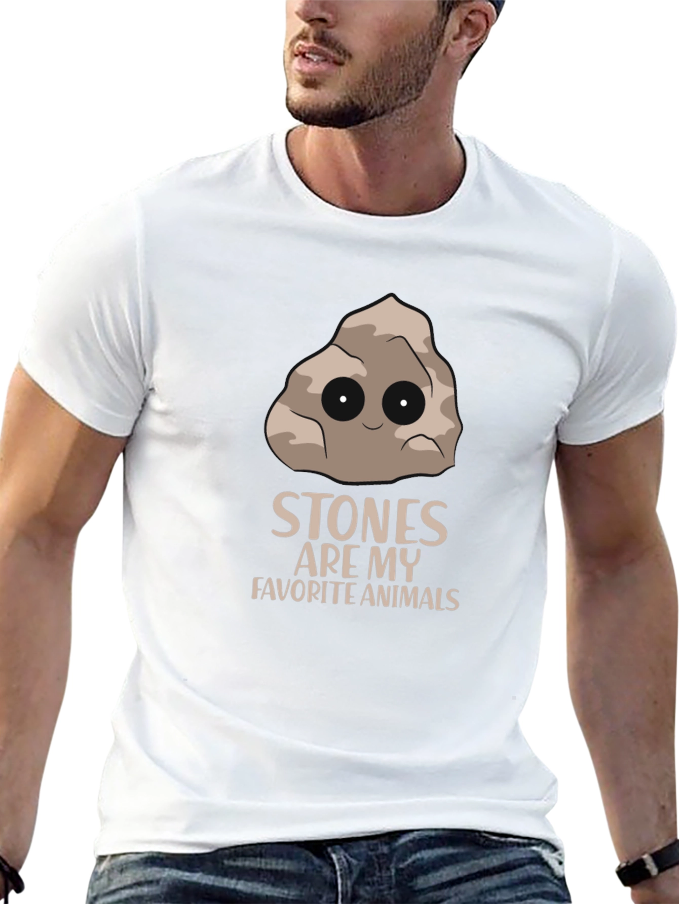 Stones Are My Favorite Animals Graphic T-Shirt