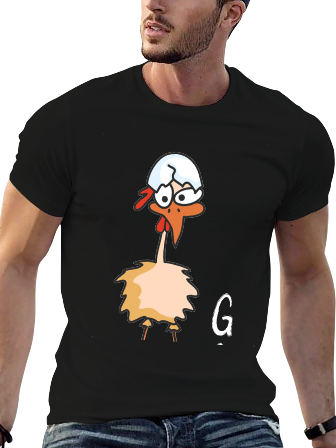 Funny Chicken Egg T-Shirt - Quirky Graphic Tee