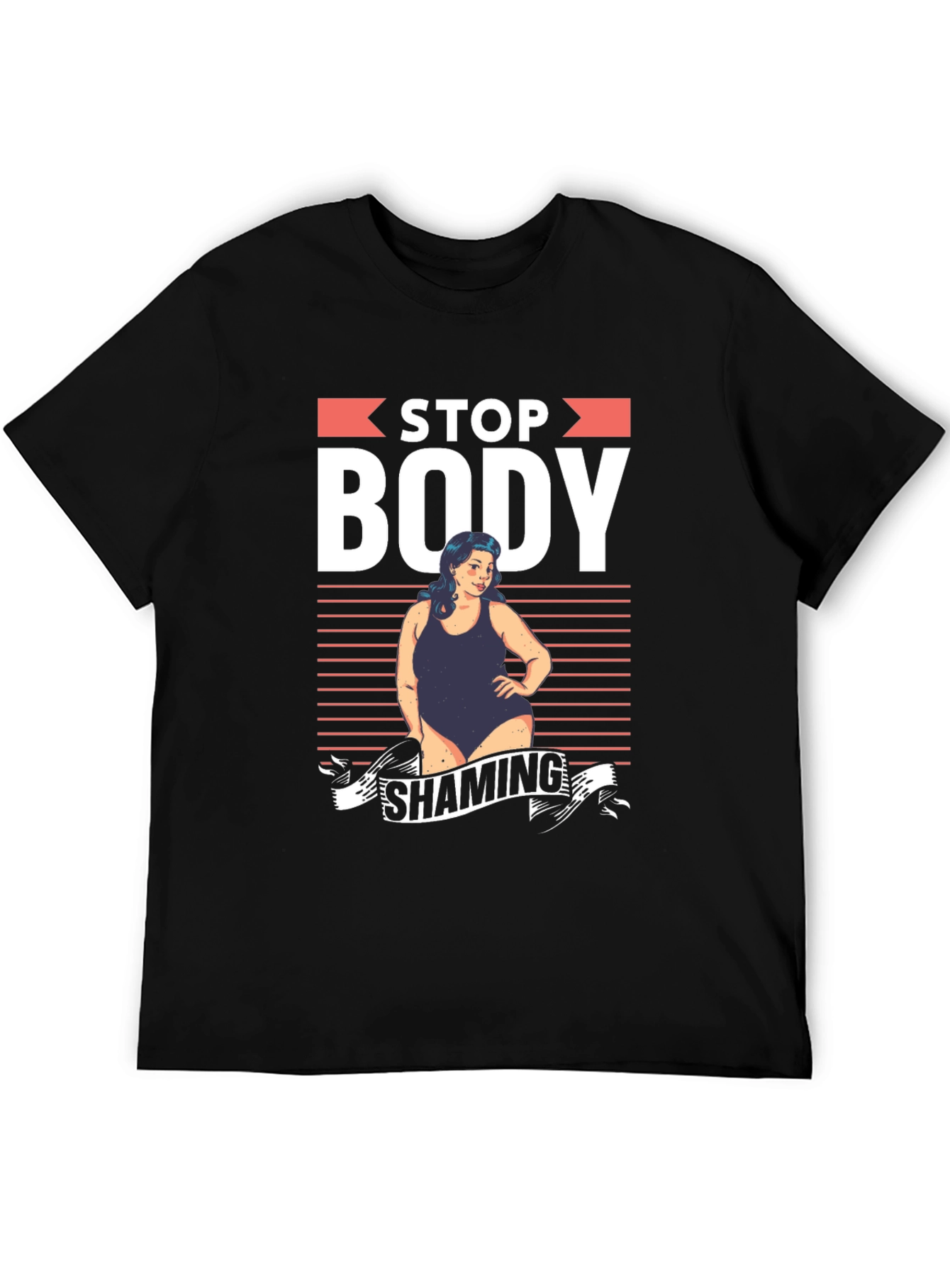 Stop Body Shaming Graphic T-Shirt