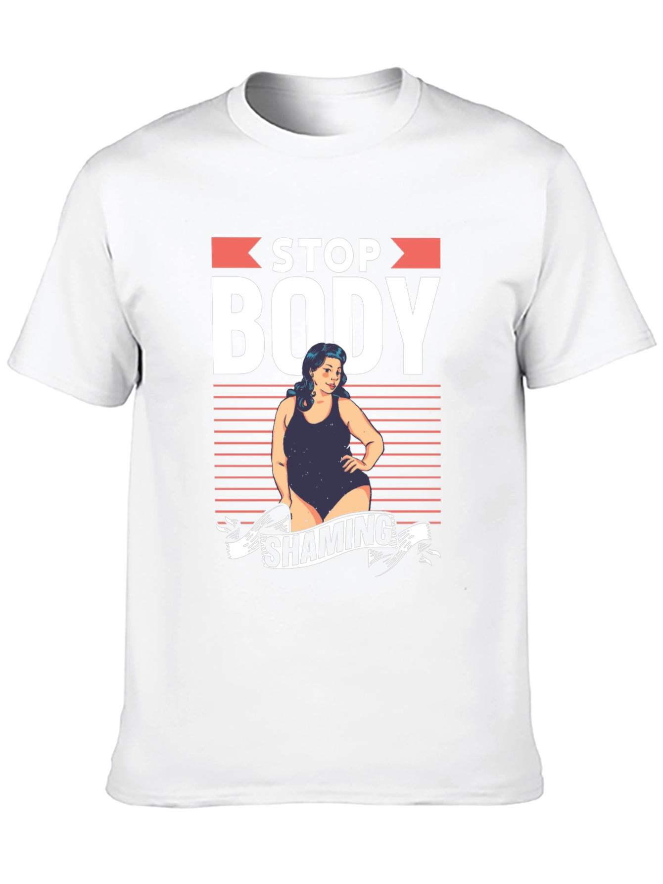 Stop Body Shaming Graphic T-Shirt