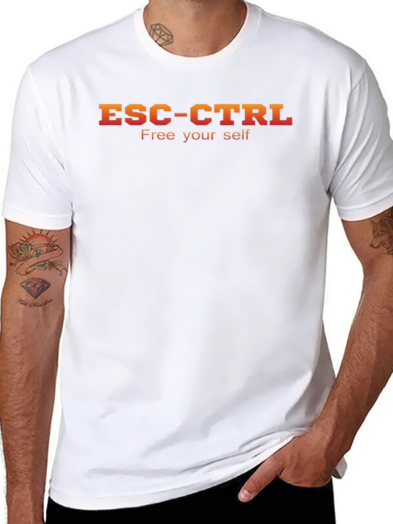 ESC-CTRL Graphic Tee - Free Your Self
