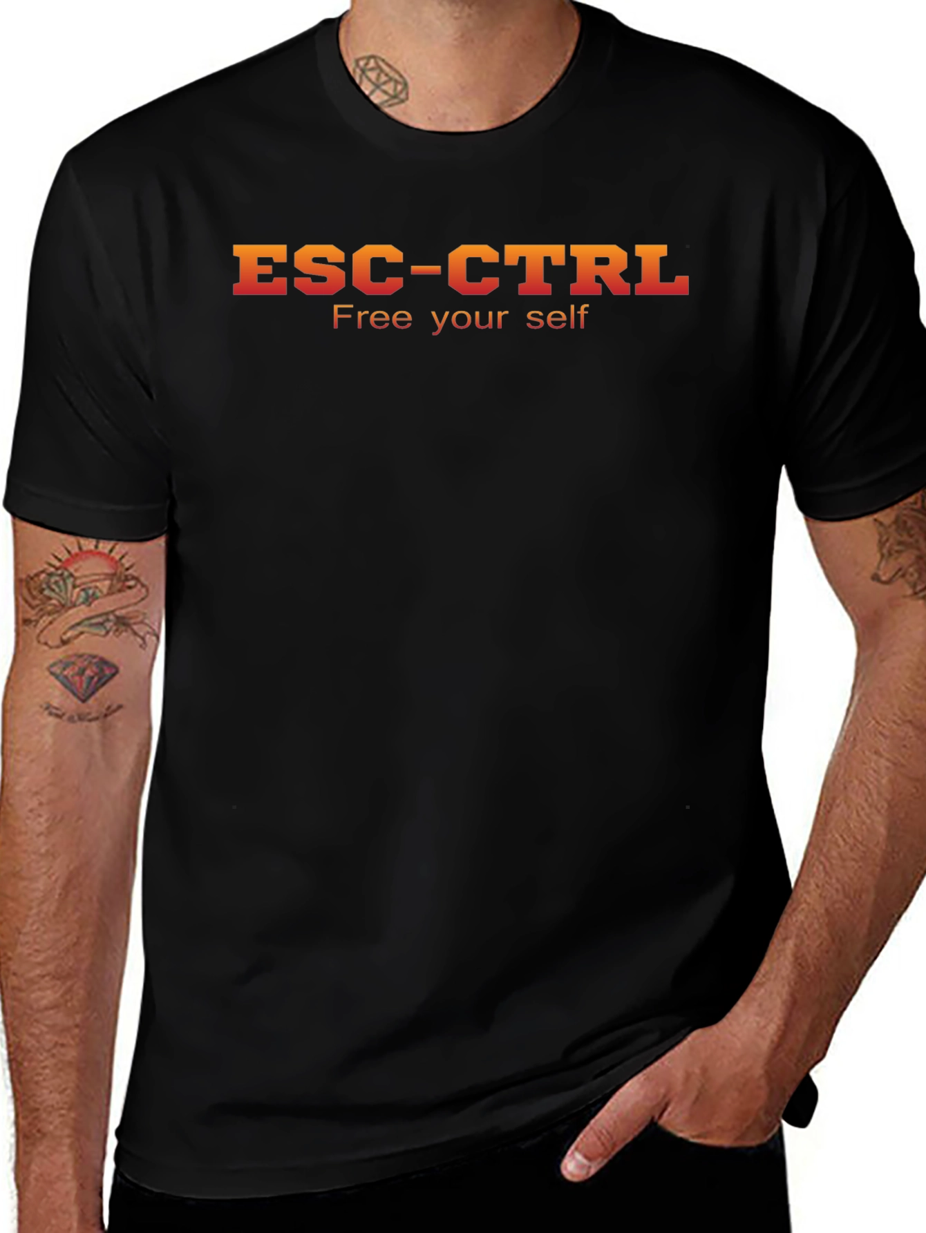 ESC-CTRL Graphic Tee - Free Your Self