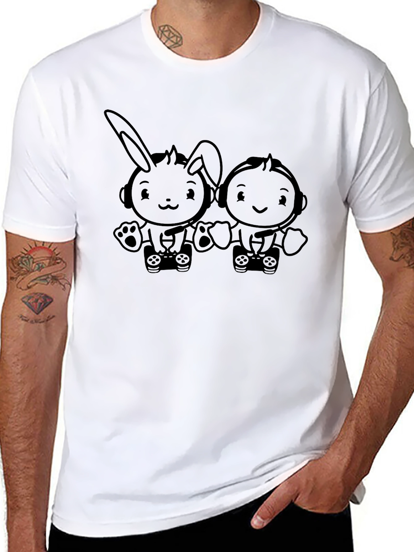 Cute Gamer Duo T-Shirt