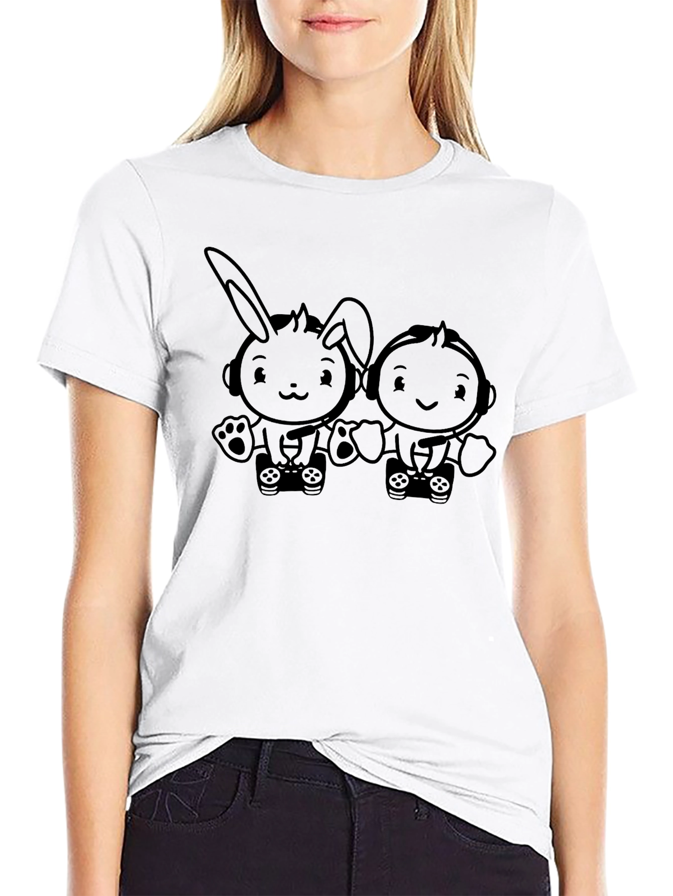 Cute Gamer Duo T-Shirt