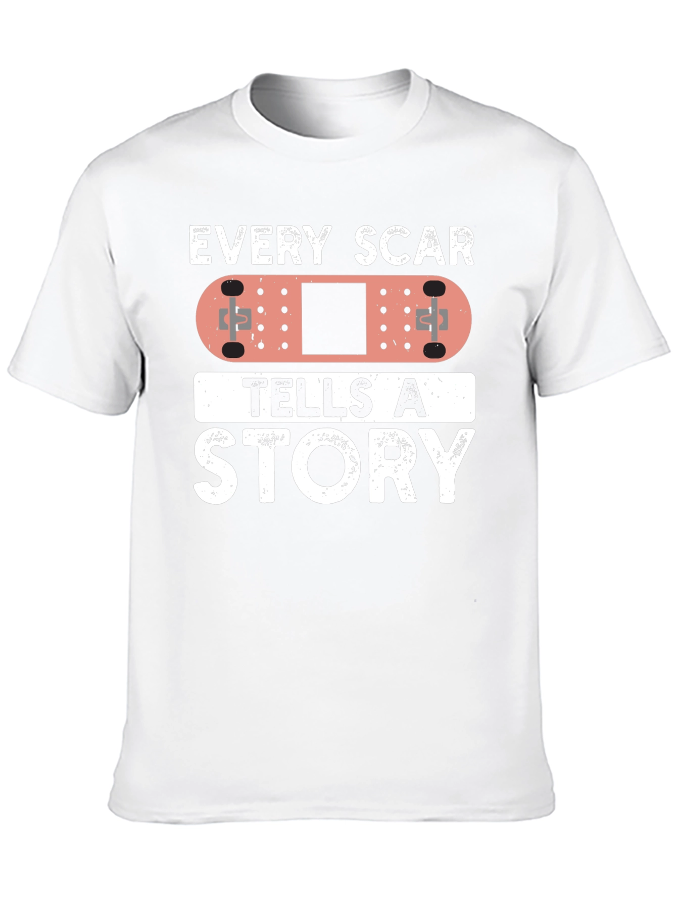 Every Scar Tells A Story Bandage Graphic T-Shirt