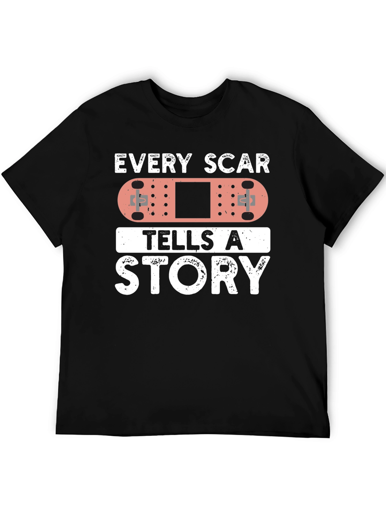 Every Scar Tells A Story Bandage Graphic T-Shirt