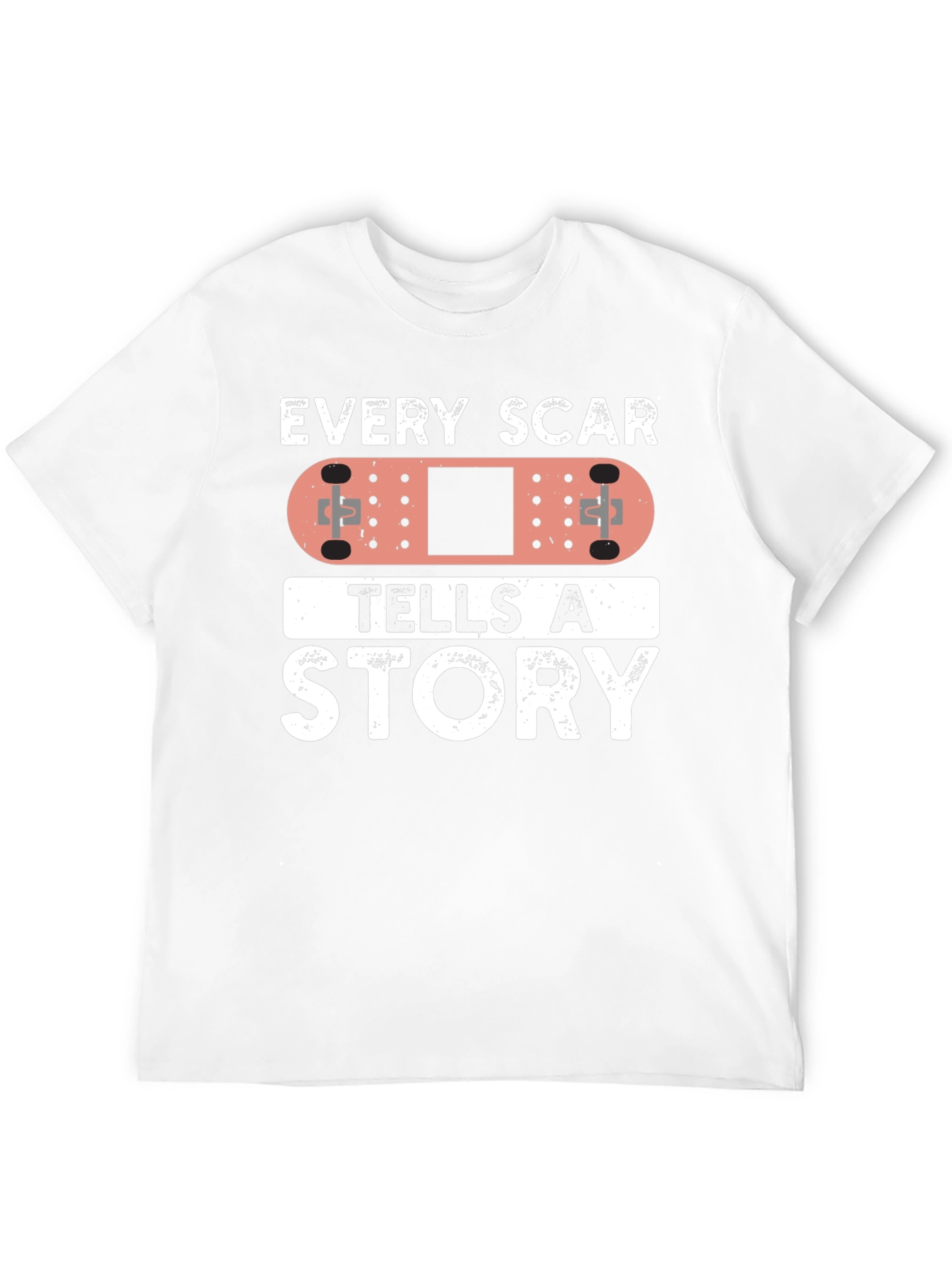 Every Scar Tells A Story Bandage Graphic T-Shirt