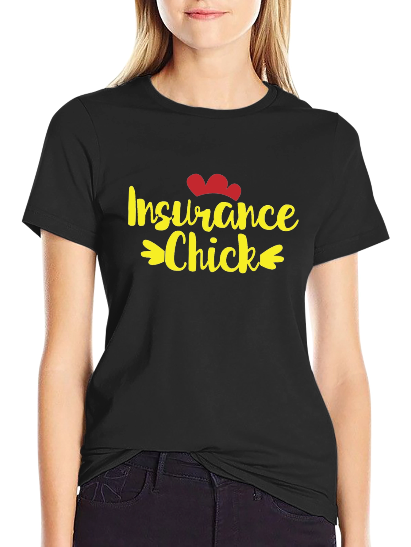 Insurance Chick T-Shirt - Cute and Fun