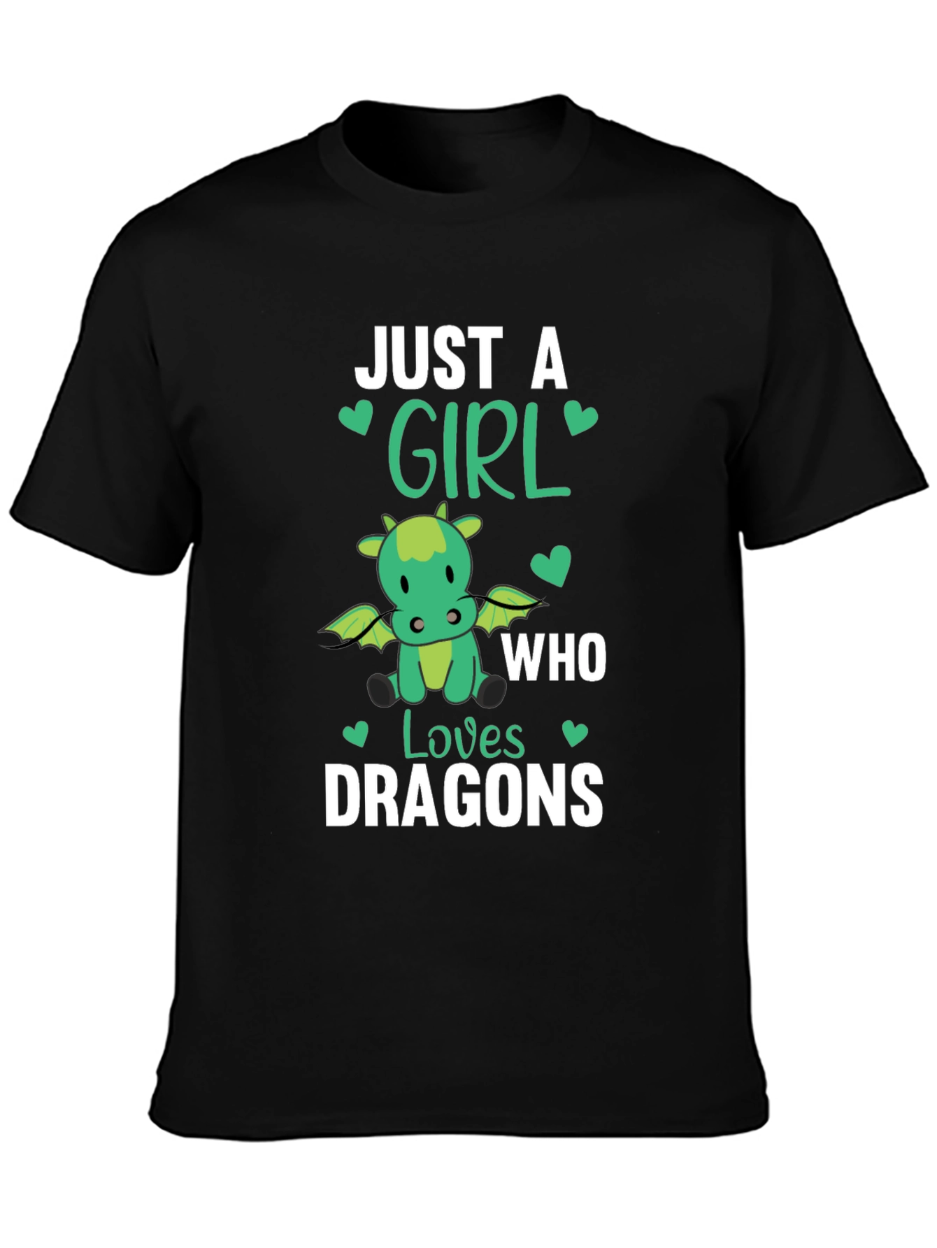 Just A Girl Who Loves Dragons T-Shirt