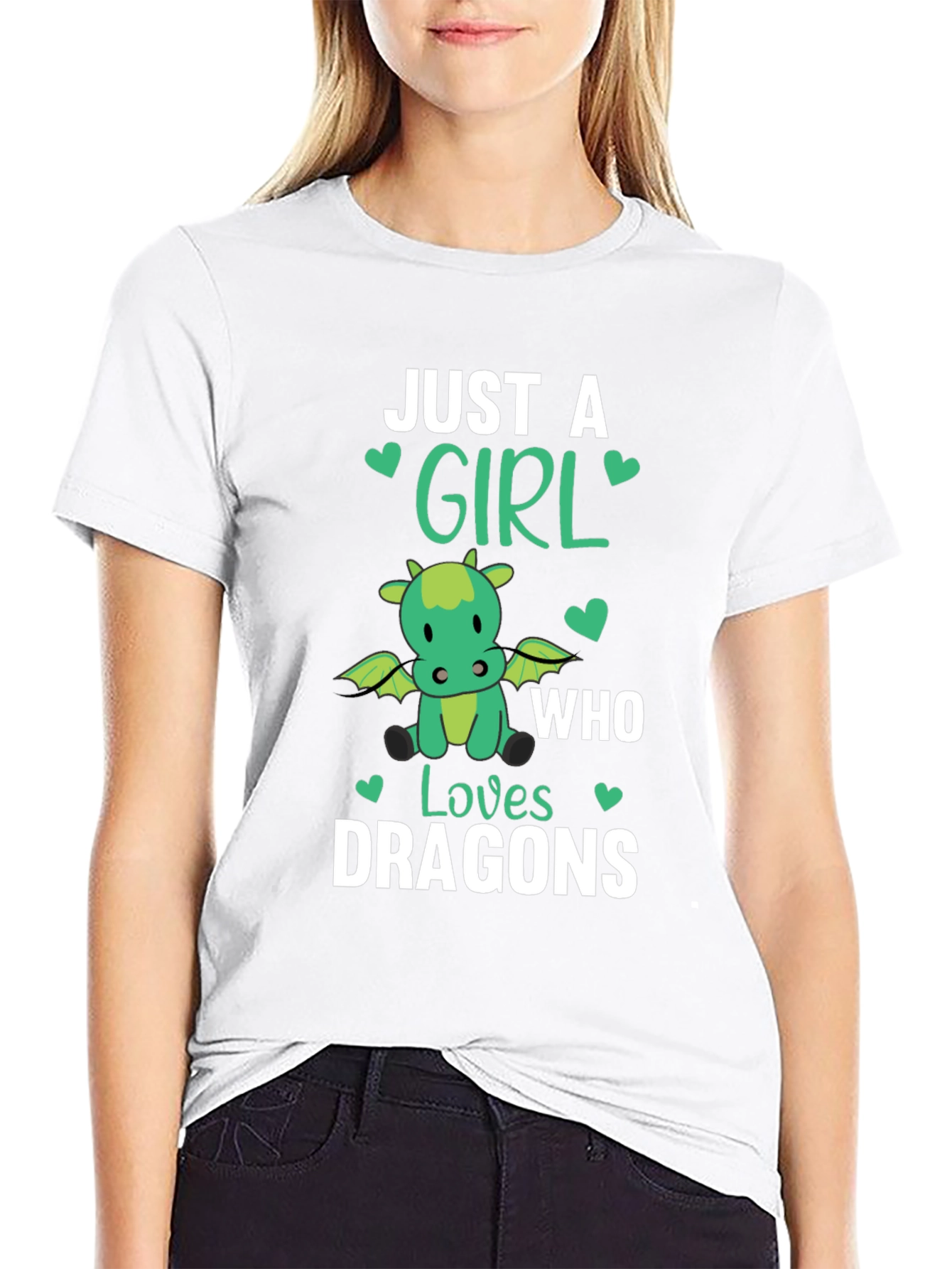 Just A Girl Who Loves Dragons T-Shirt
