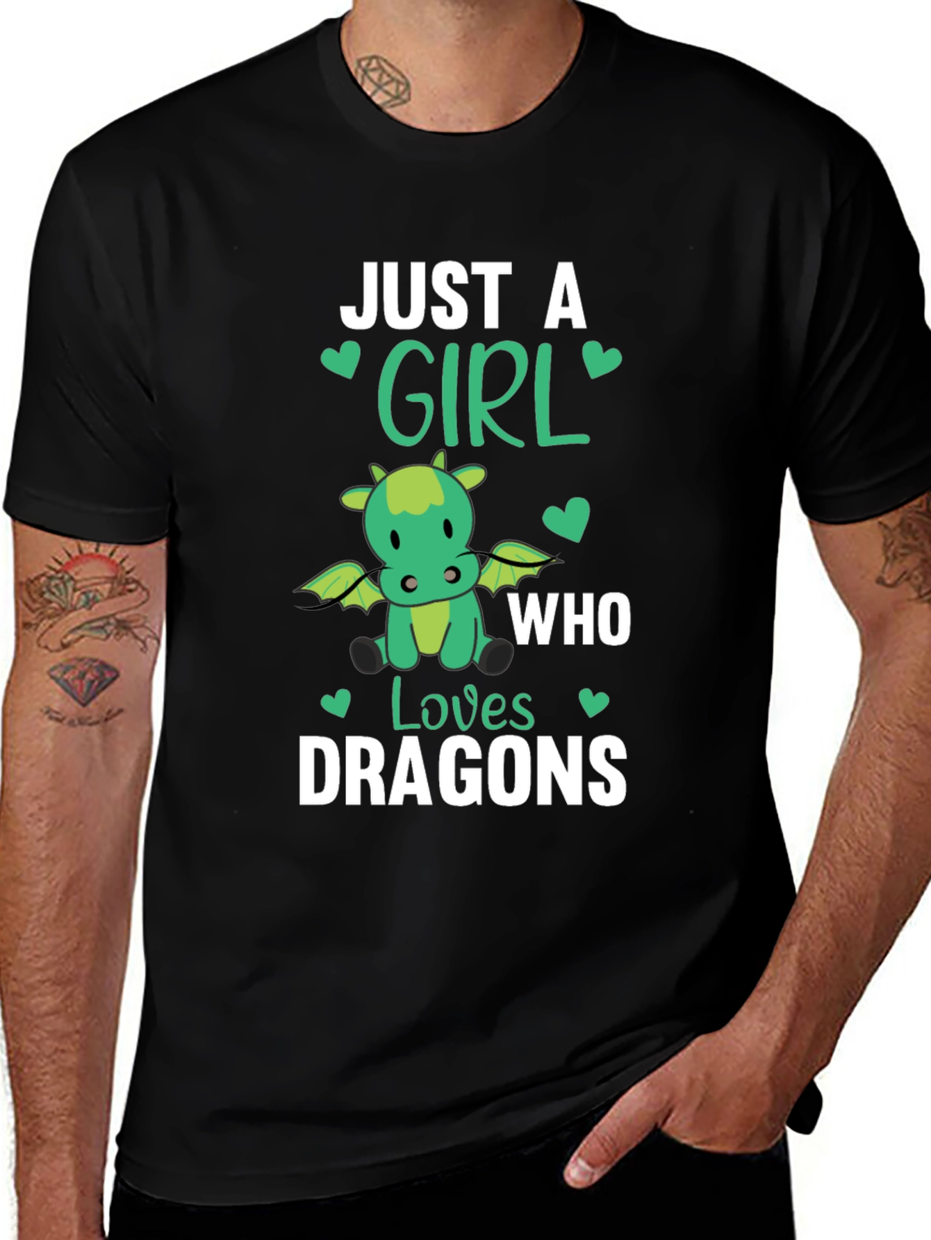 Just A Girl Who Loves Dragons T-Shirt