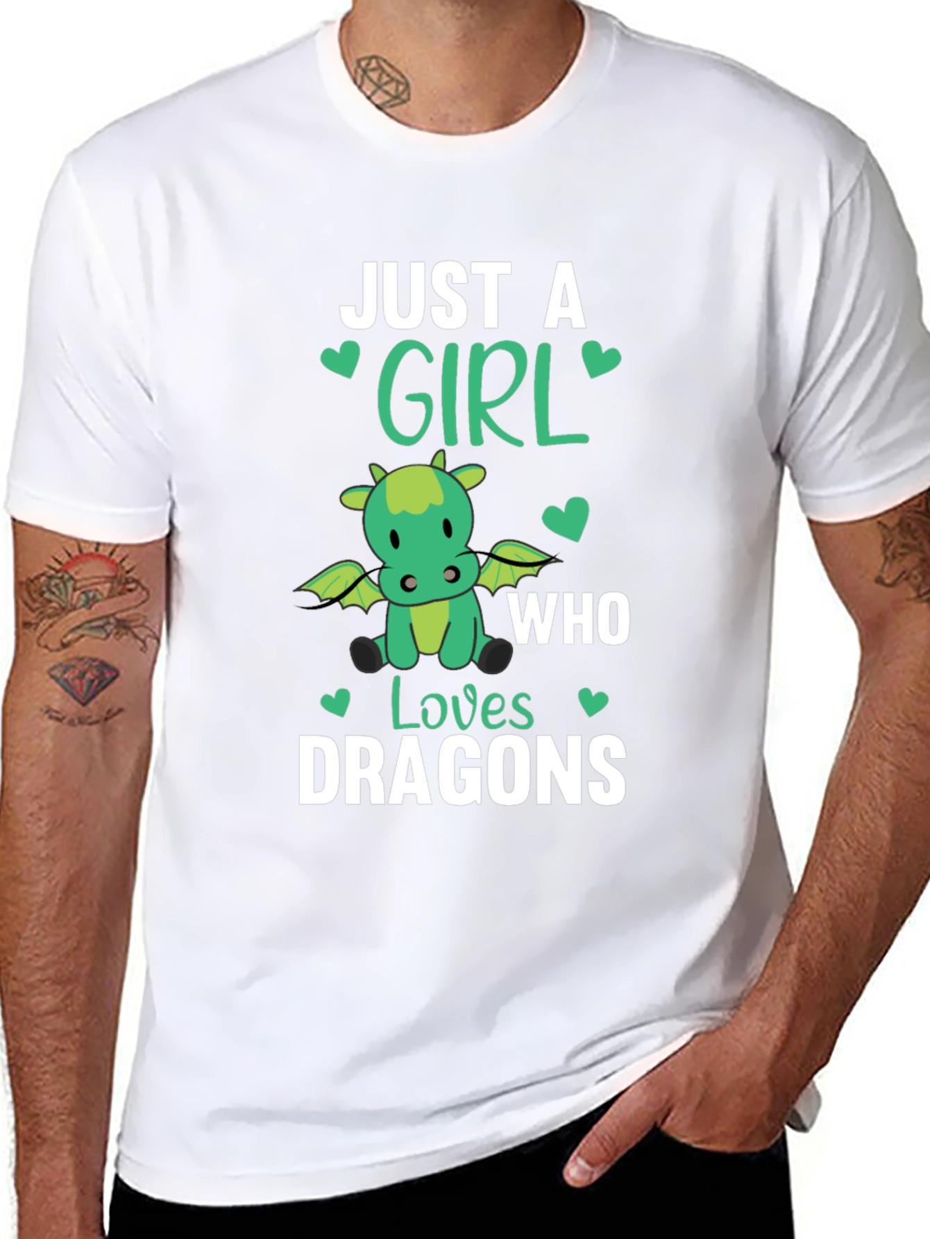 Just A Girl Who Loves Dragons T-Shirt