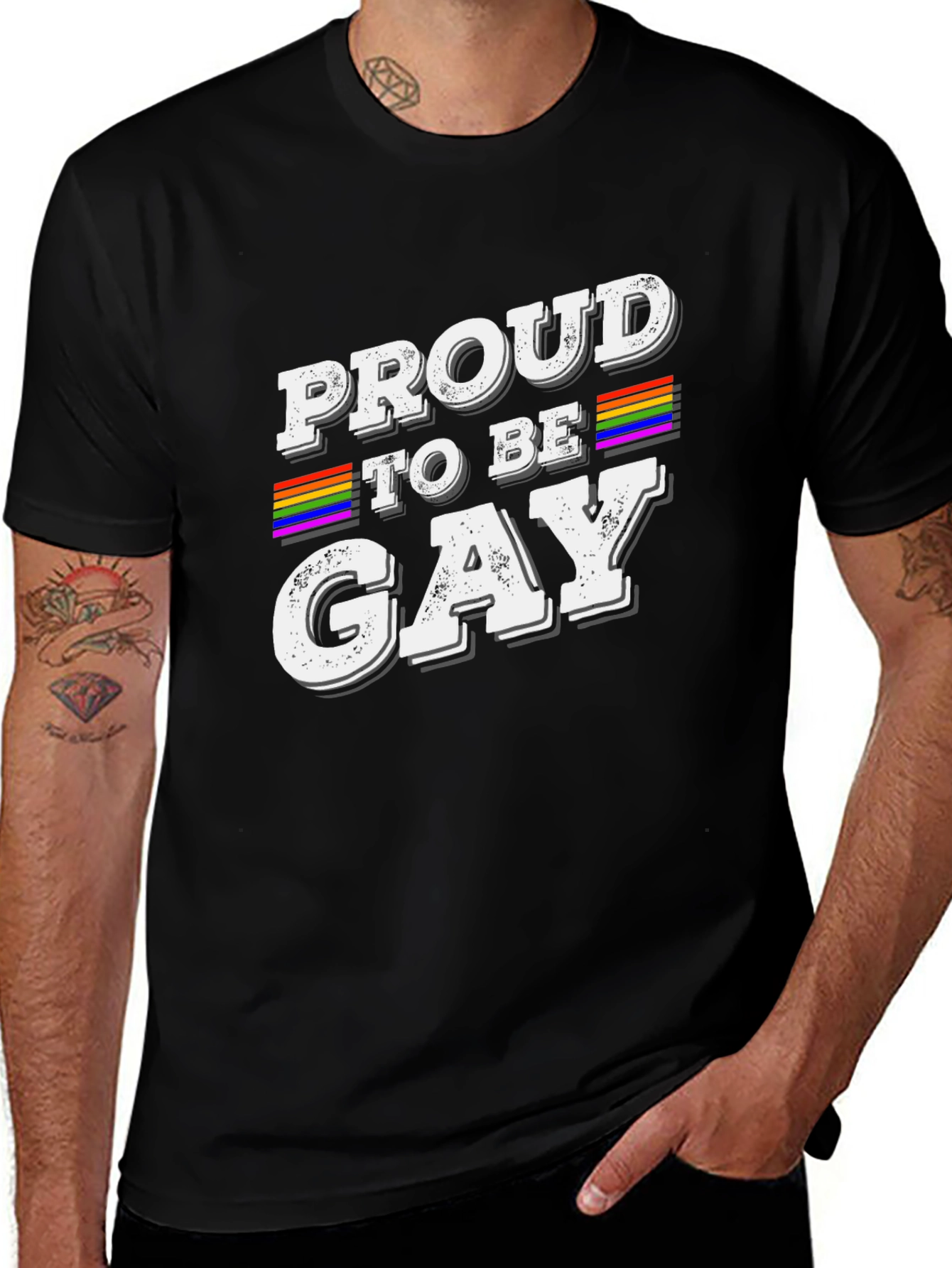 Proud To Be Gay T-Shirt - LGBTQ Pride Tee