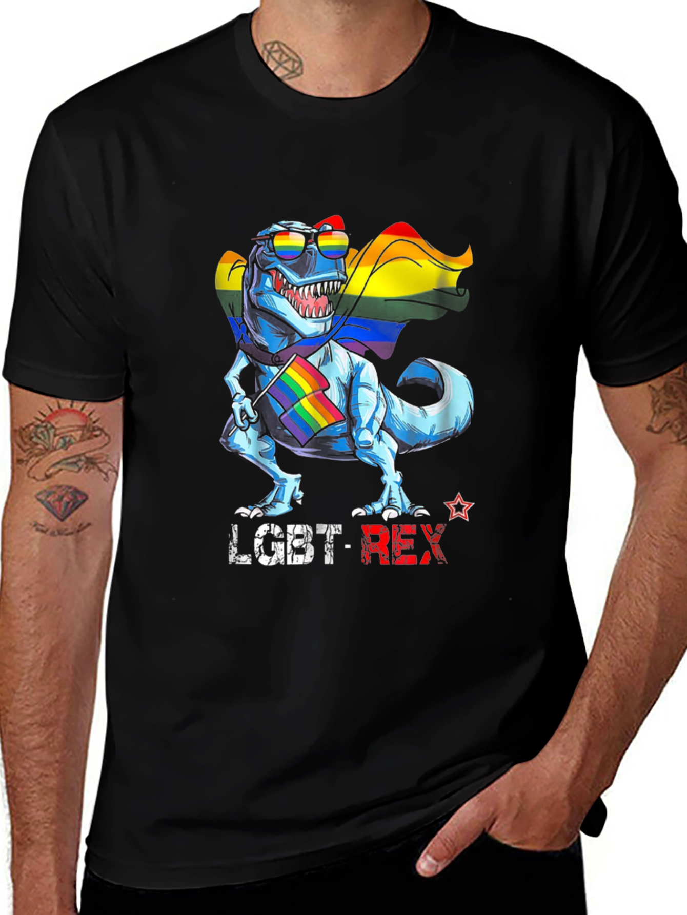 LGBT Rex T-Shirt Pride Month Tee