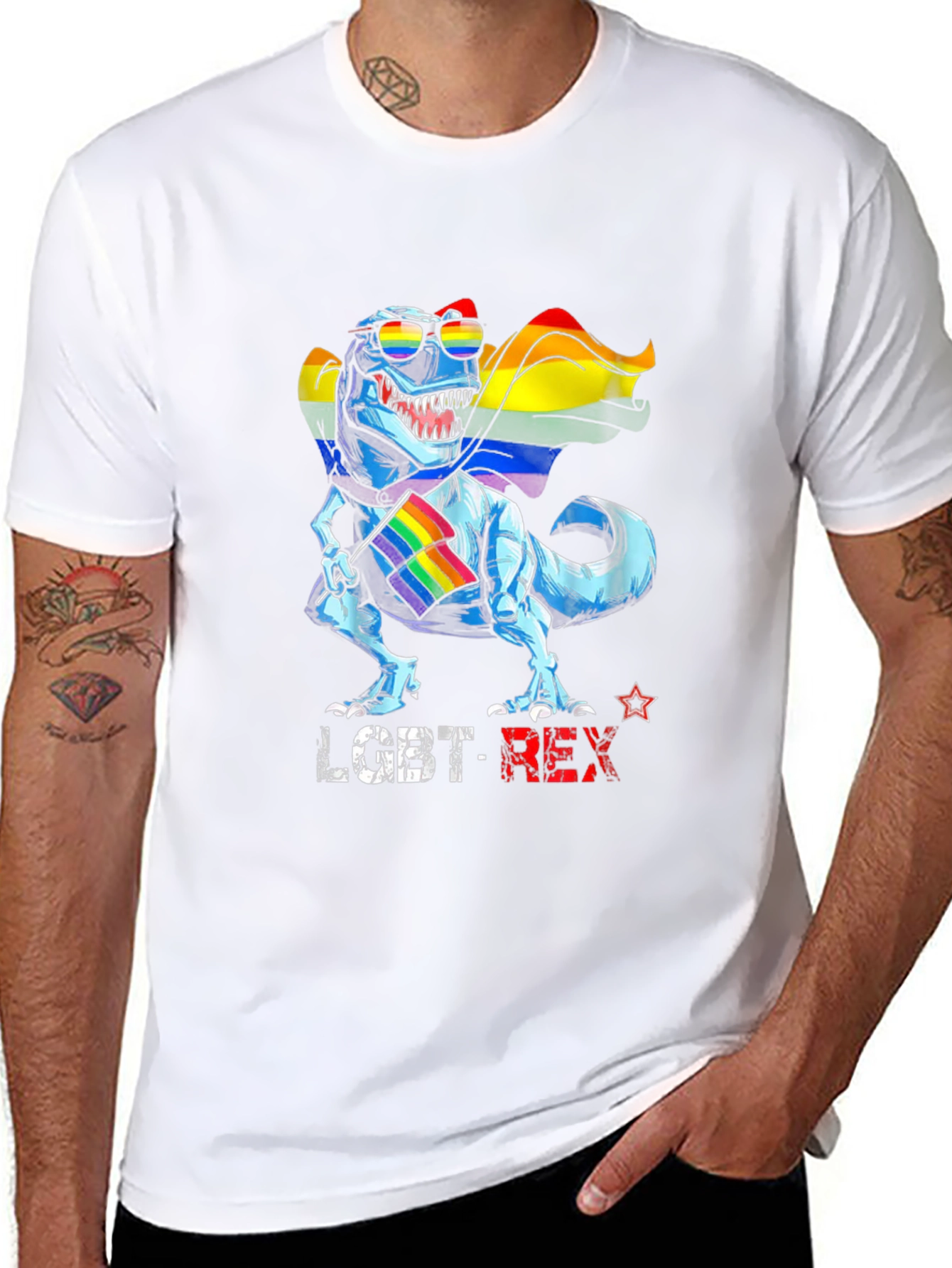 LGBT Rex T-Shirt Pride Month Tee