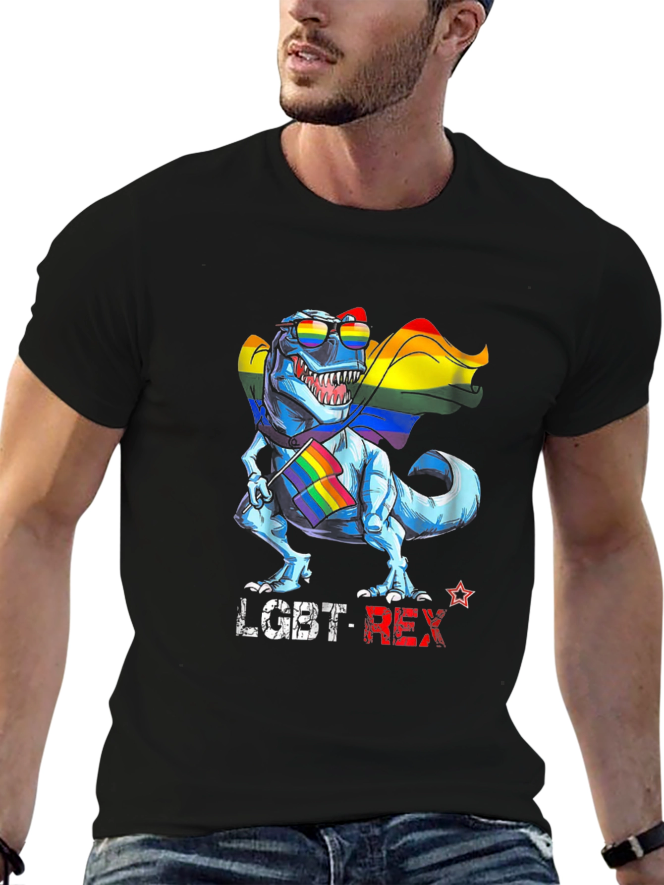 LGBT Rex T-Shirt Pride Month Tee
