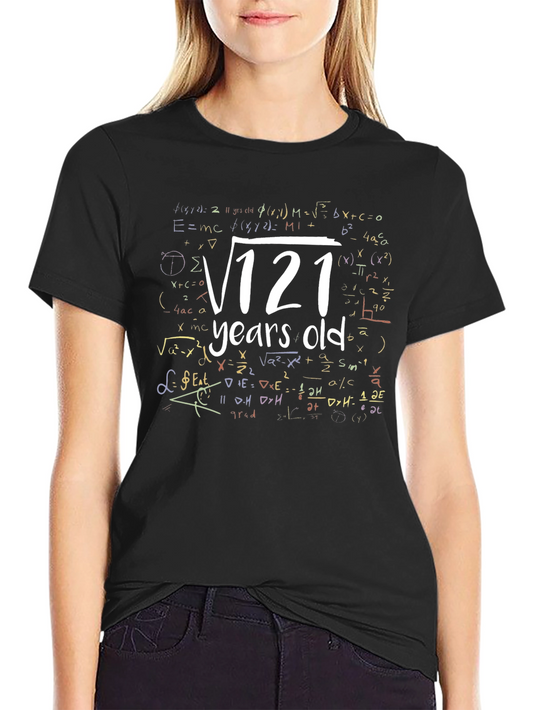 11 Years Old T-Shirt - Math Equations Funny Birthday Tee