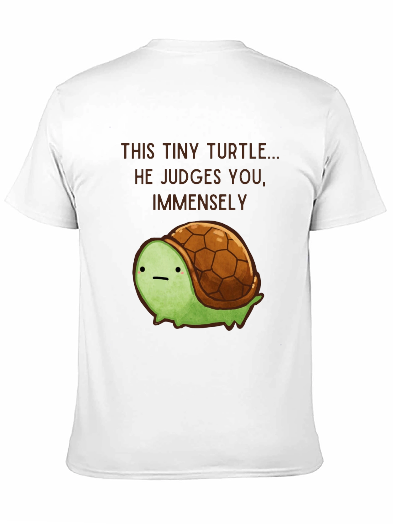 Tiny Turtle Judge T-Shirt - Funny Graphic Tee
