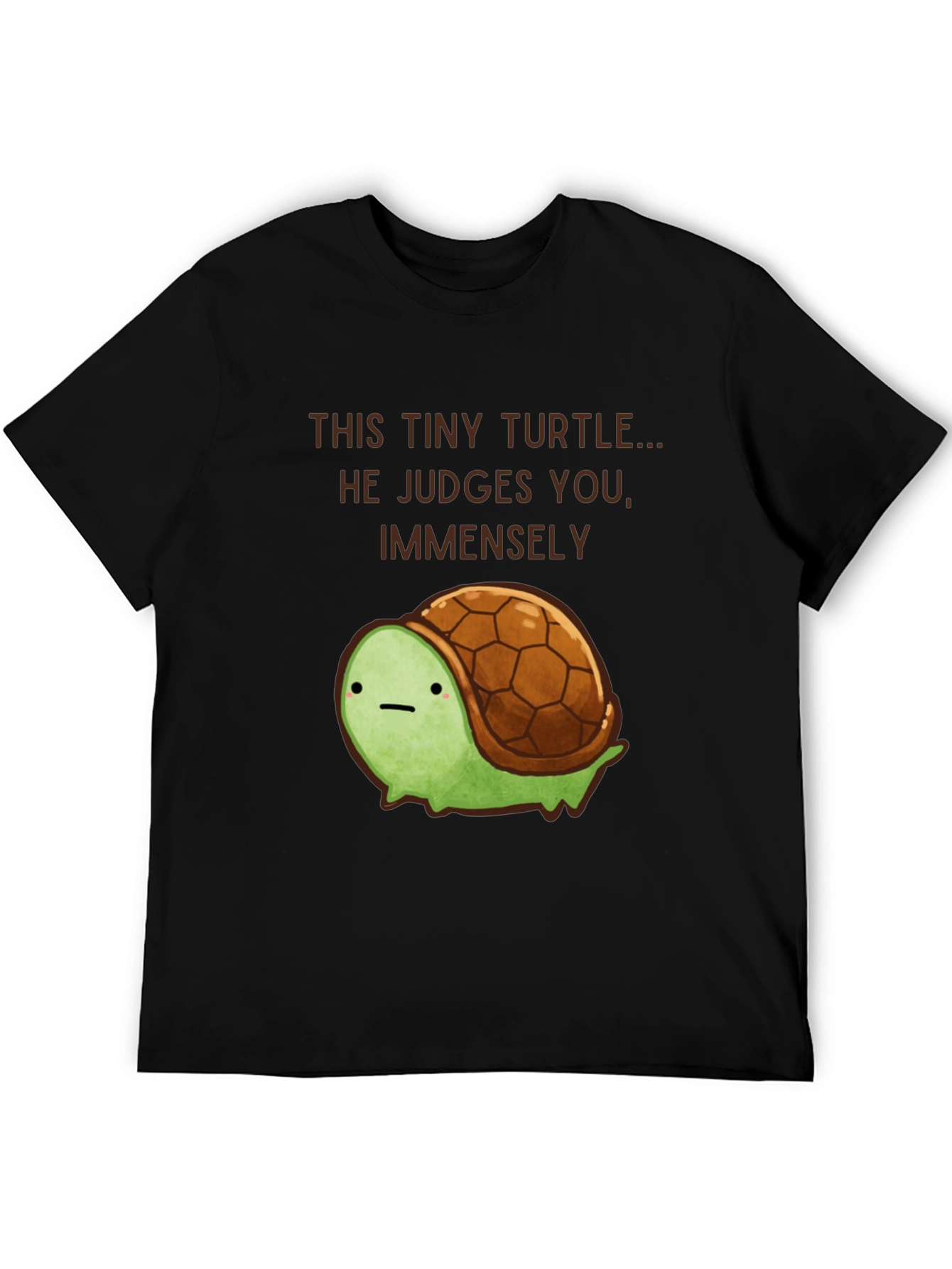 Tiny Turtle Judge T-Shirt - Funny Graphic Tee