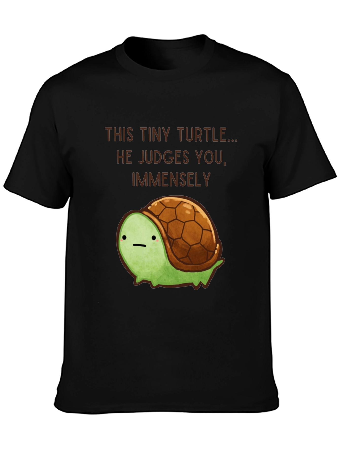 Tiny Turtle Judge T-Shirt - Funny Graphic Tee