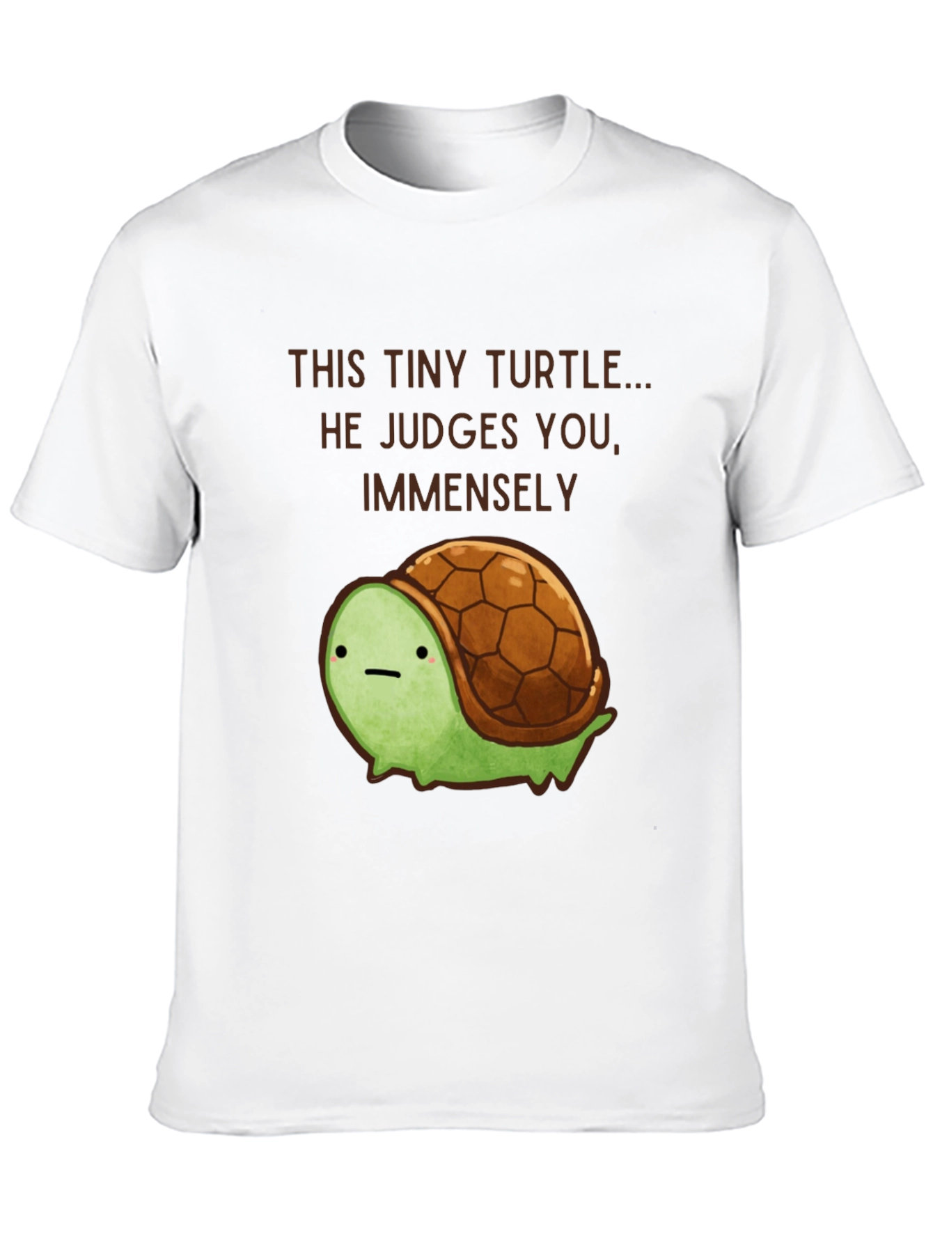 Tiny Turtle Judge T-Shirt - Funny Graphic Tee